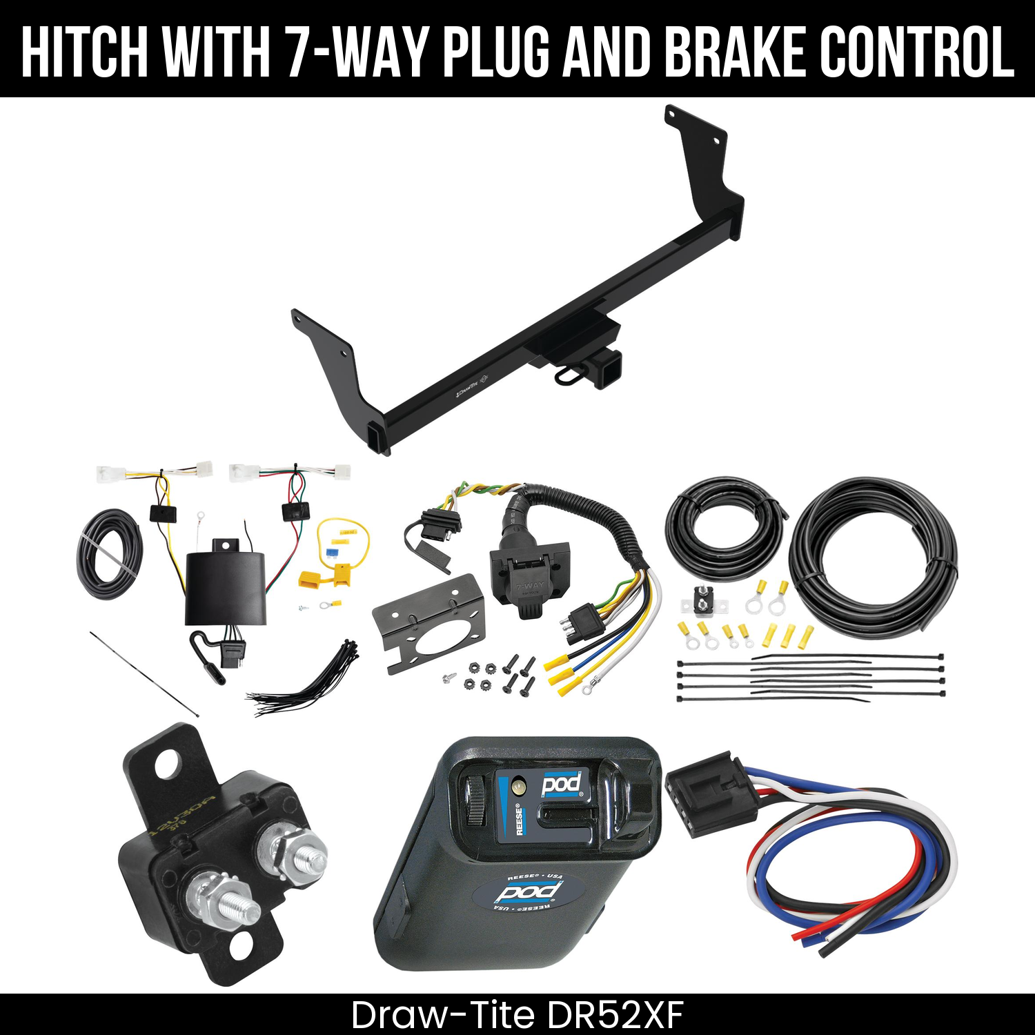 Trailer Hitch , 7-Way , Reese POD Brake Control