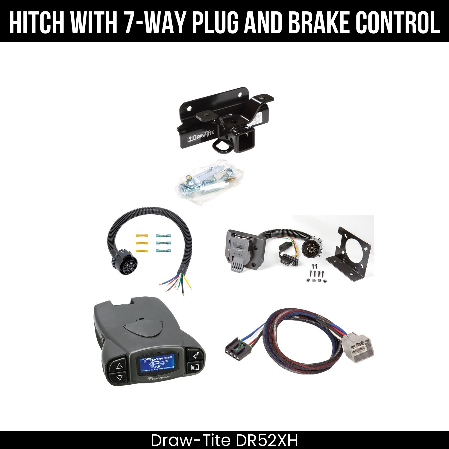 Trailer Hitch , 7-Way , Tekonsha Prodigy P3 Brake Control