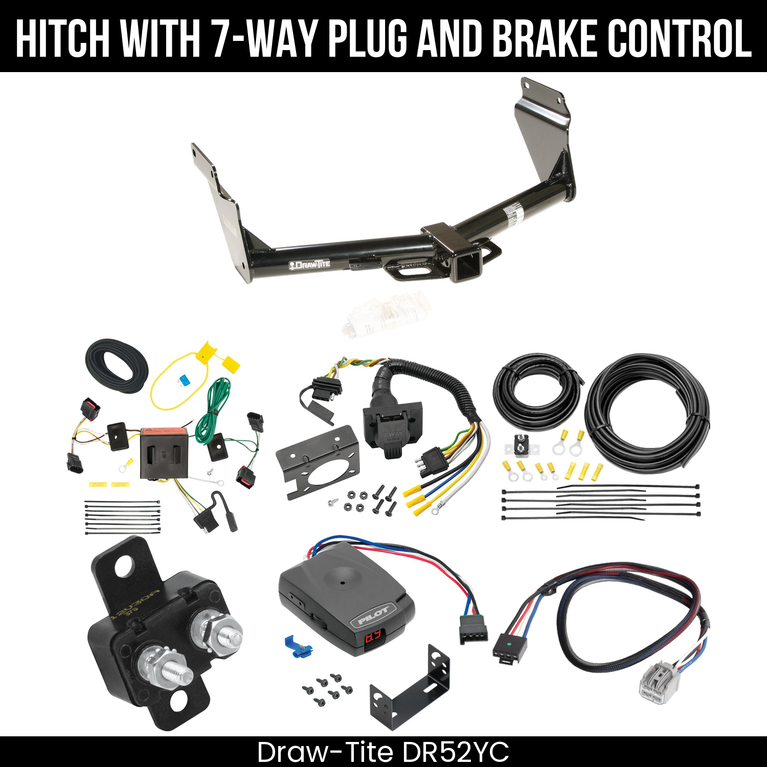 Trailer Hitch , 7-Way , Pro Series Pilot Brake Control