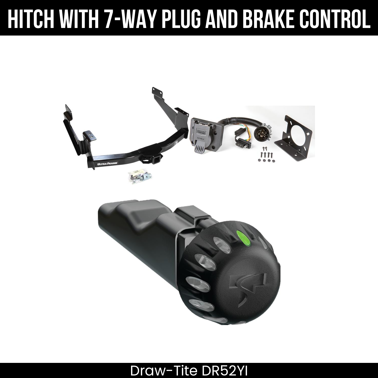 Trailer Hitch , 7-Way , Tekonsha Voyager iD Smart Brake Control