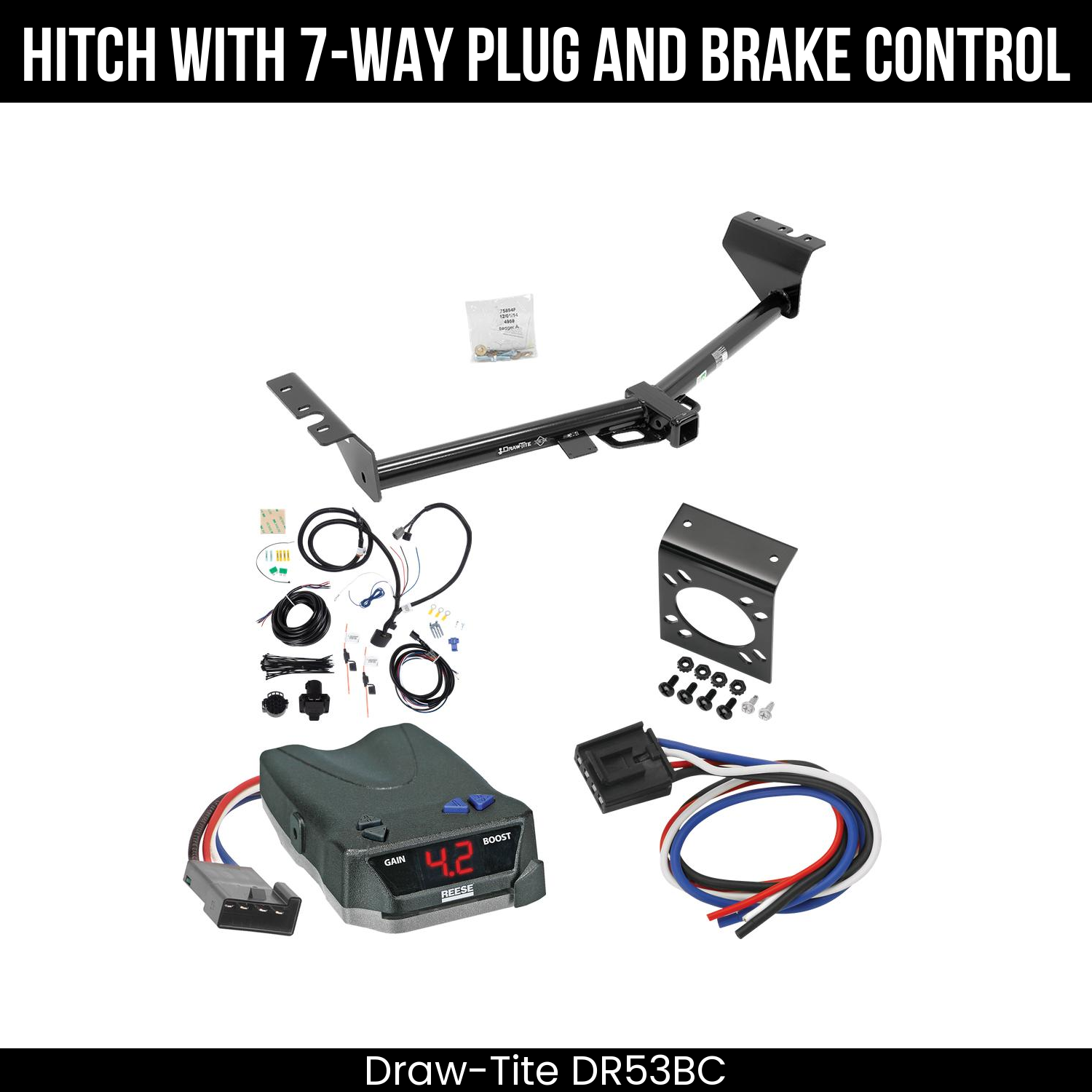 Trailer Hitch , 7-Way , Reese Brake EVN Control