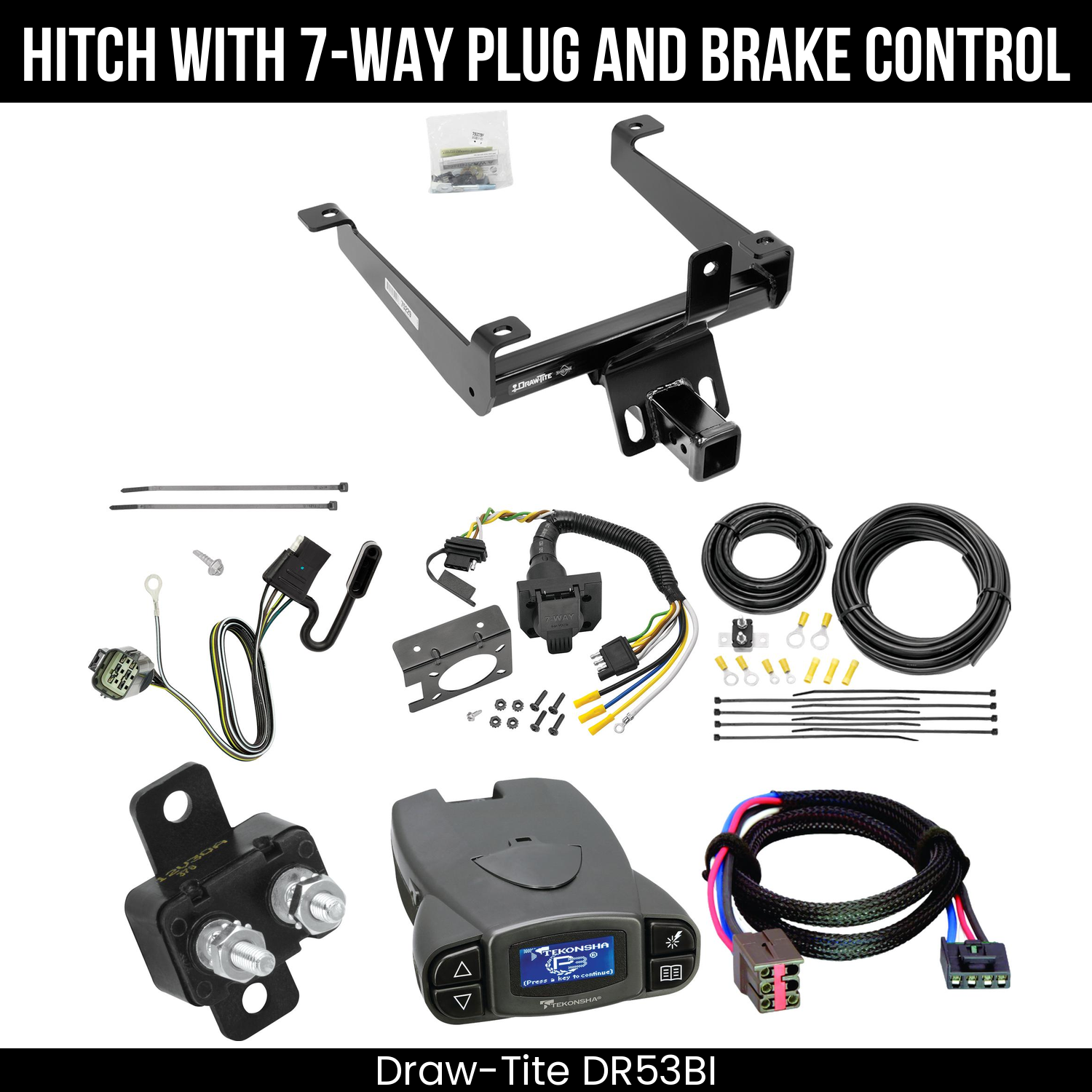 Trailer Hitch , 7-Way , Tekonsha Prodigy P3 Brake Control
