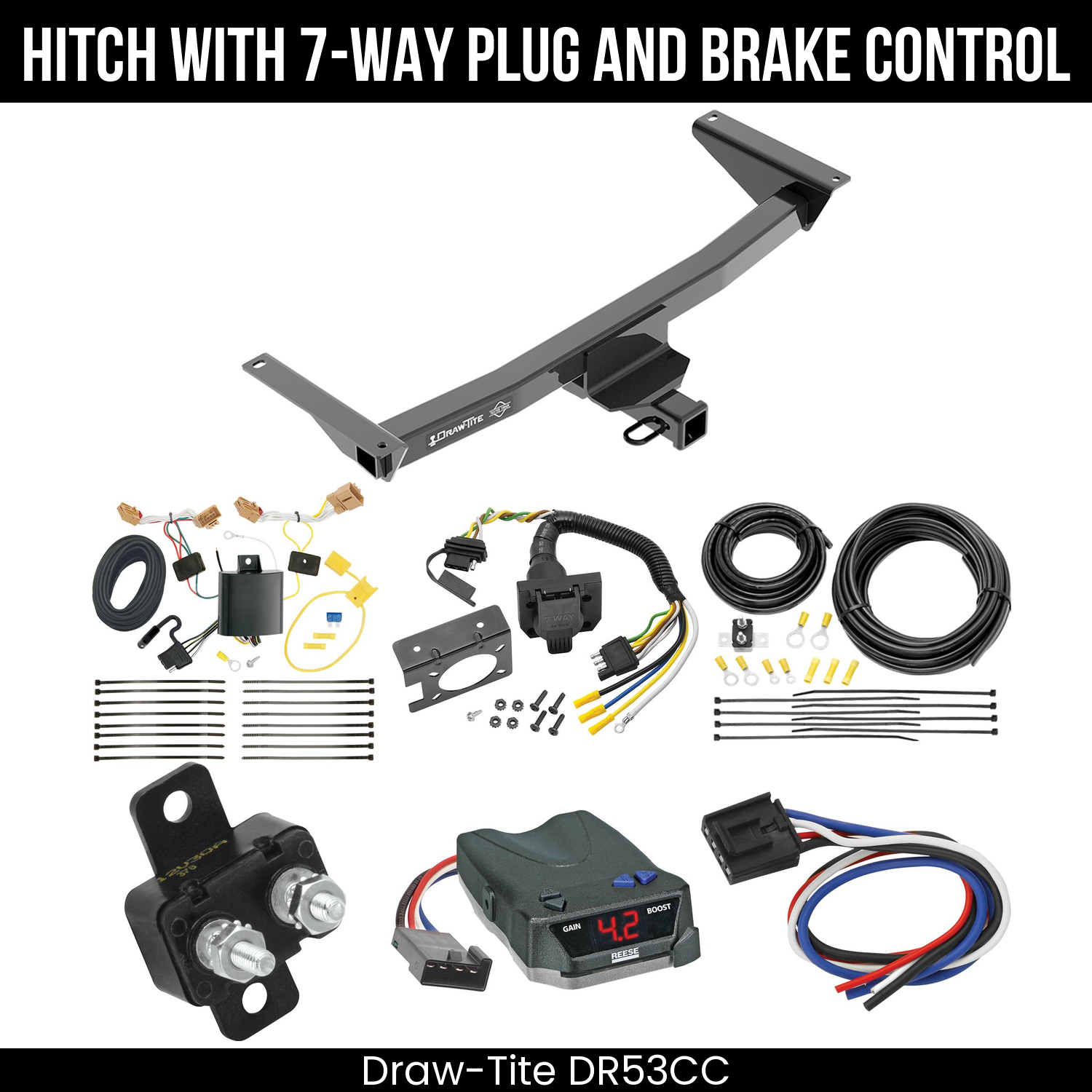 Trailer Hitch , 7-Way , Reese Brake EVN Control