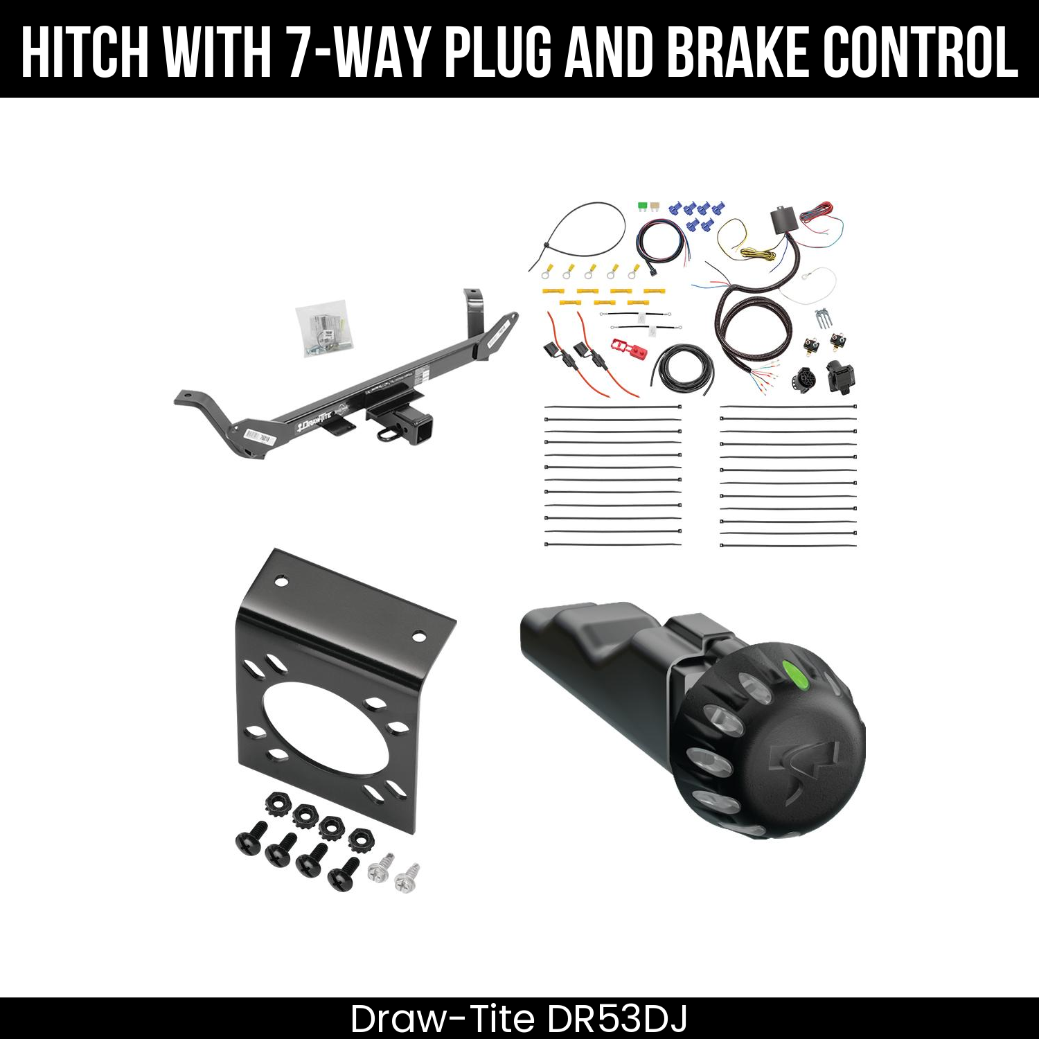 Trailer Hitch , 7-Way , Tekonsha Voyager iD Smart Brake Control