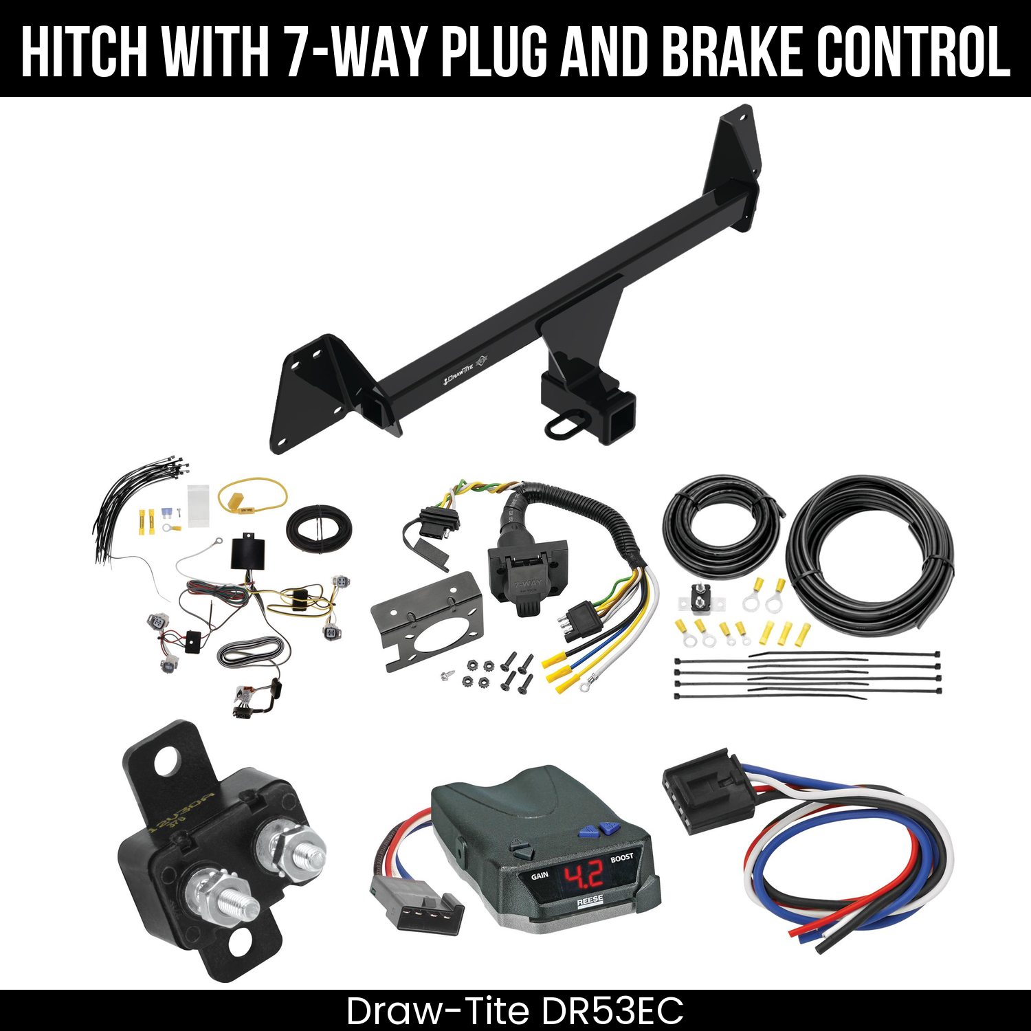 Trailer Hitch , 7-Way , Reese Brake EVN Control