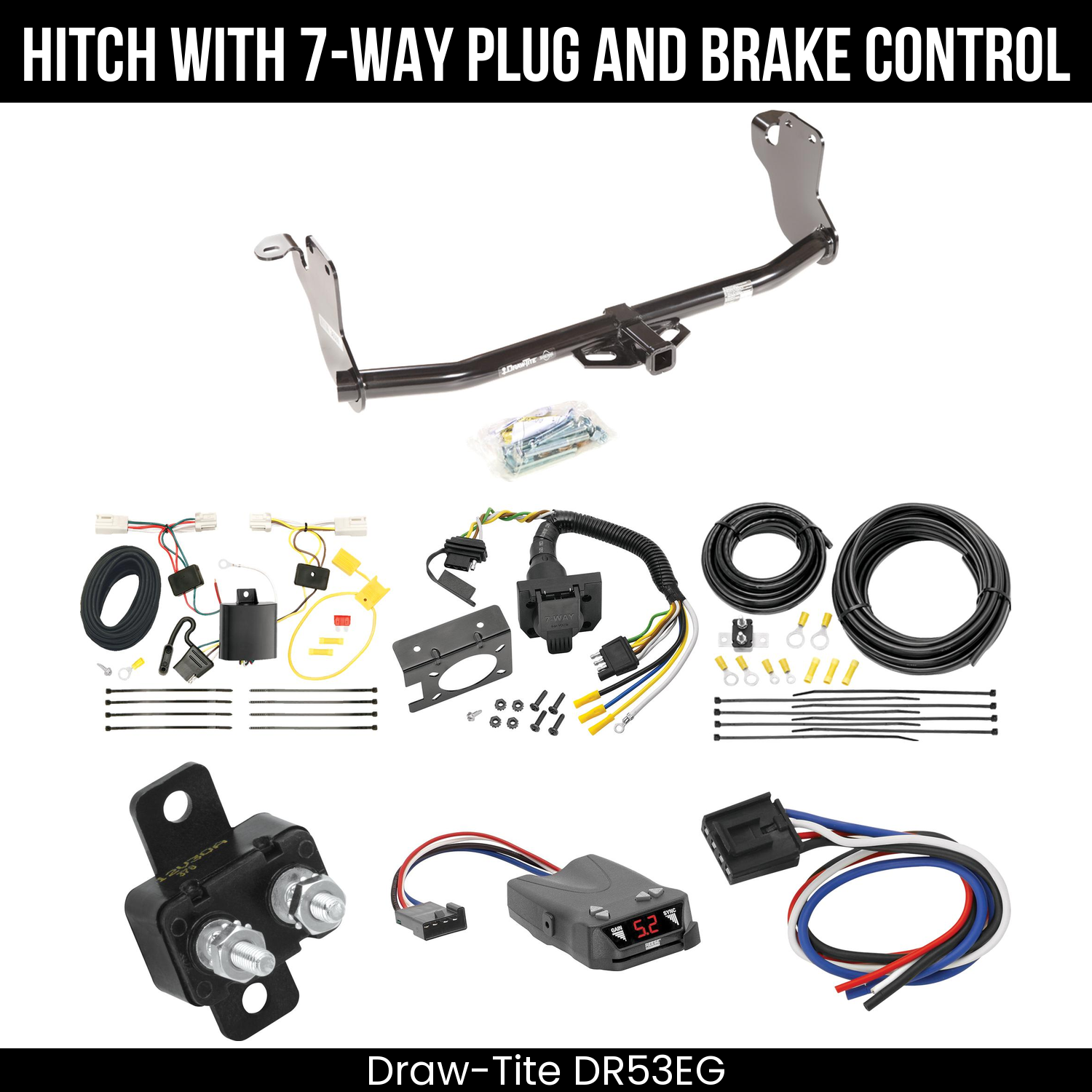 Trailer Hitch , 7-Way , Reese Brakeman IV Brake Control