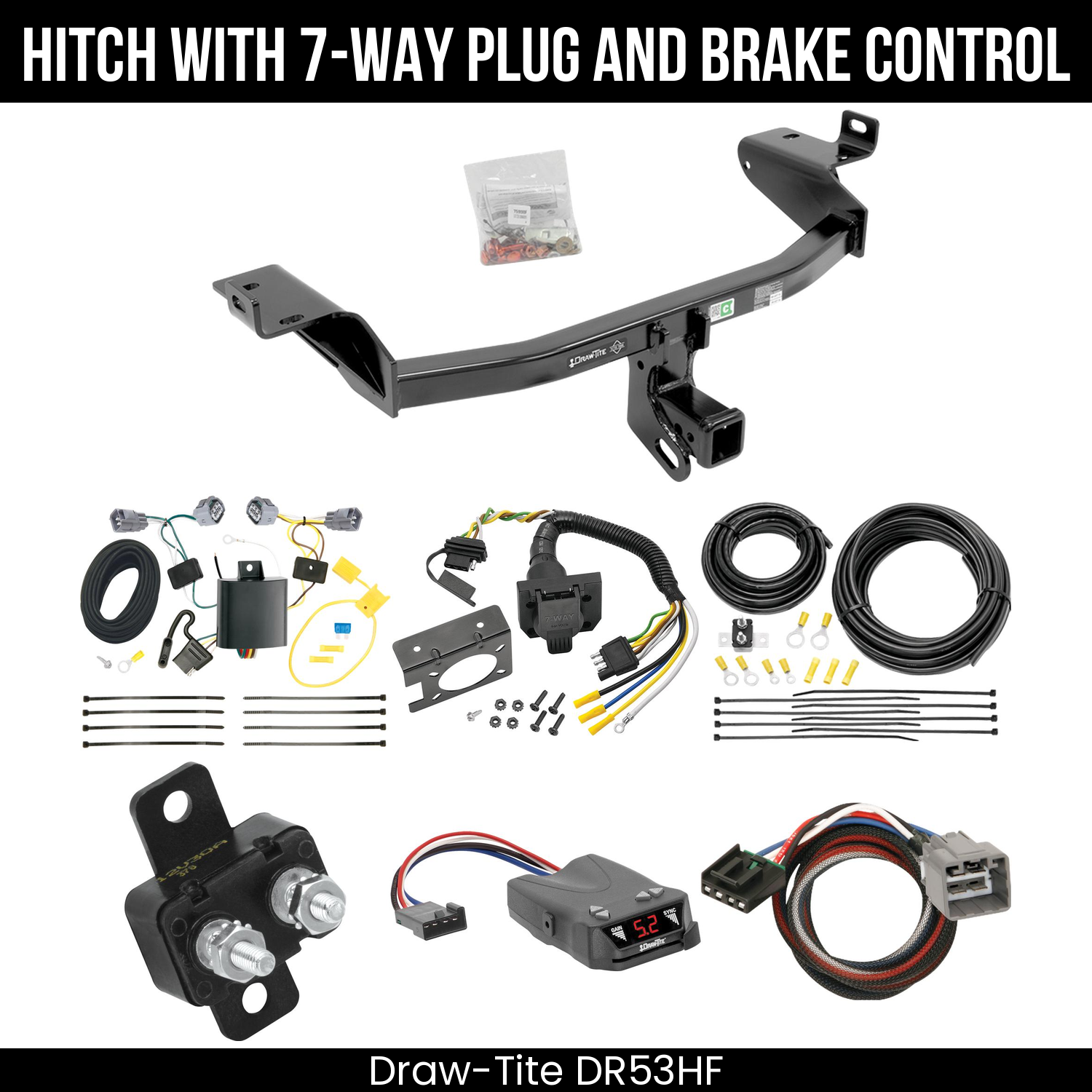 Trailer Hitch , 7-Way , Draw-Tite Activator IV Brake Control