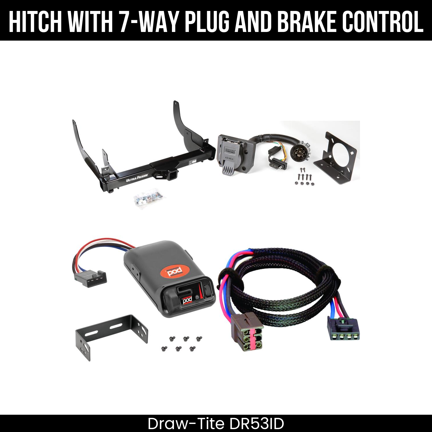 Trailer Hitch , 7-Way , Pro Series POD Brake Control