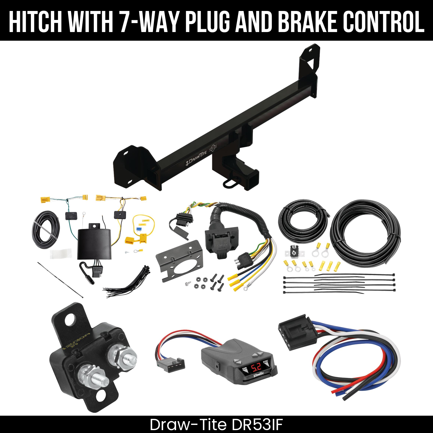 Trailer Hitch , 7-Way , Draw-Tite Activator IV Brake Control