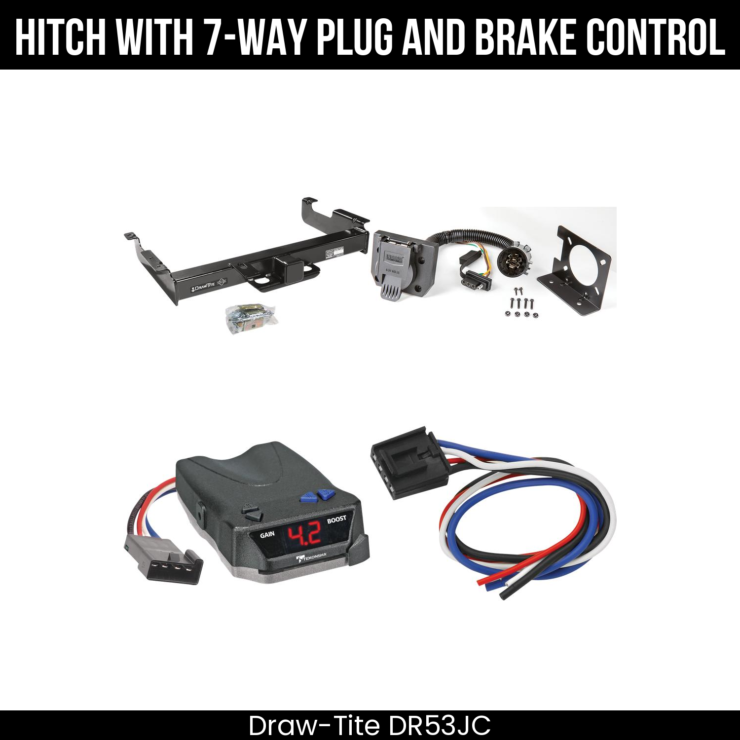 Trailer Hitch , 7-Way , Tekonsha Brake EVN Control