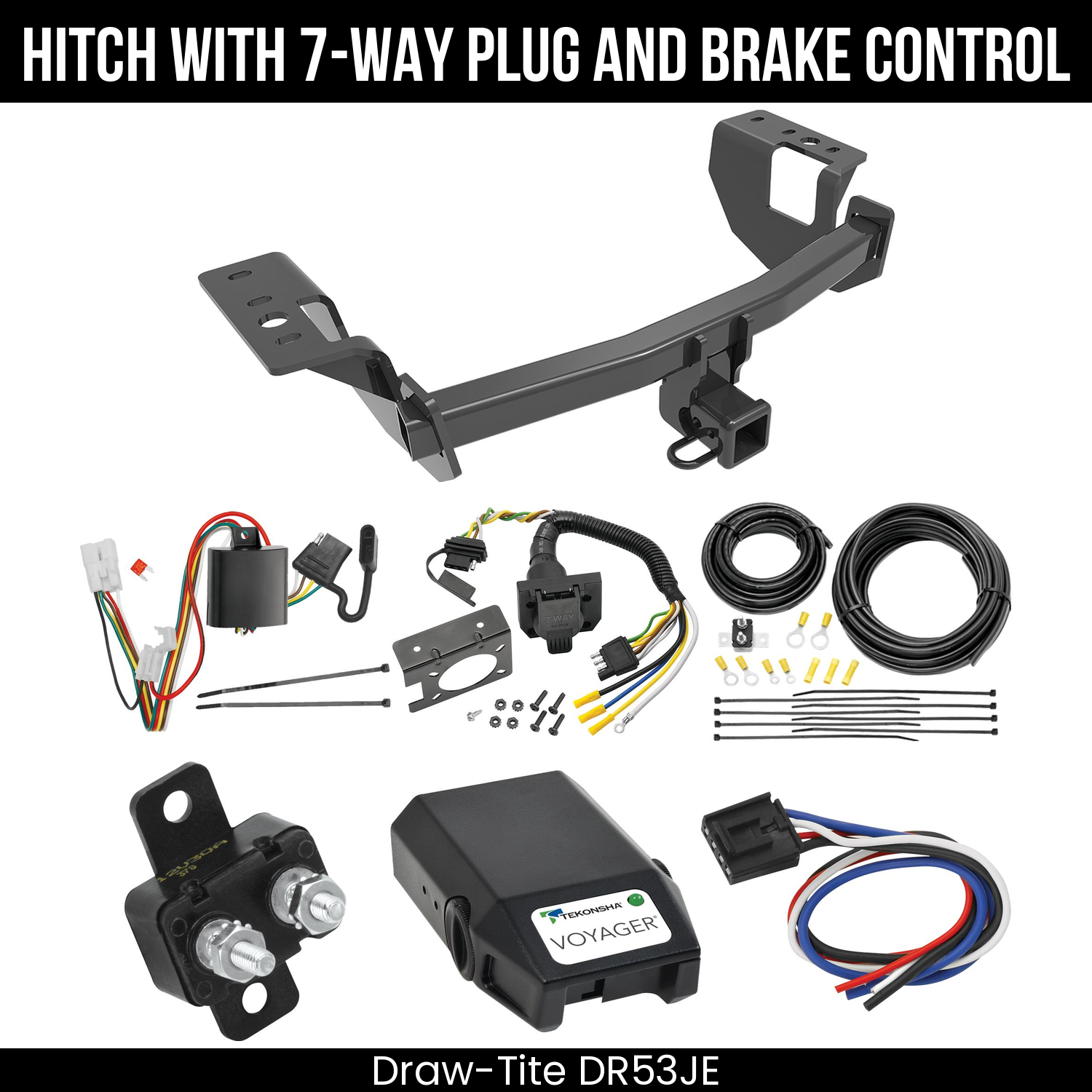 Trailer Hitch , 7-Way , Tekonsha Voyager Brake Control