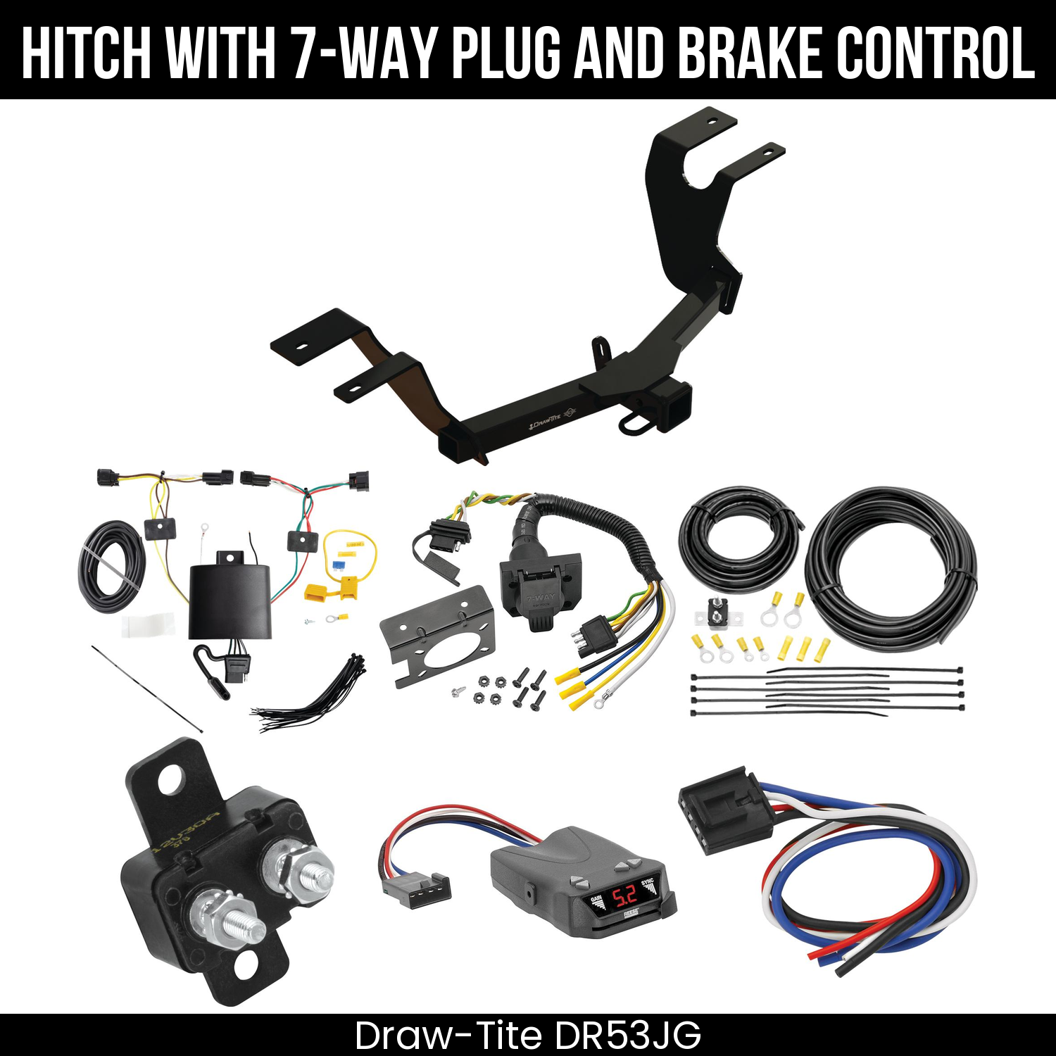 Trailer Hitch , 7-Way , Reese Brakeman IV Brake Control