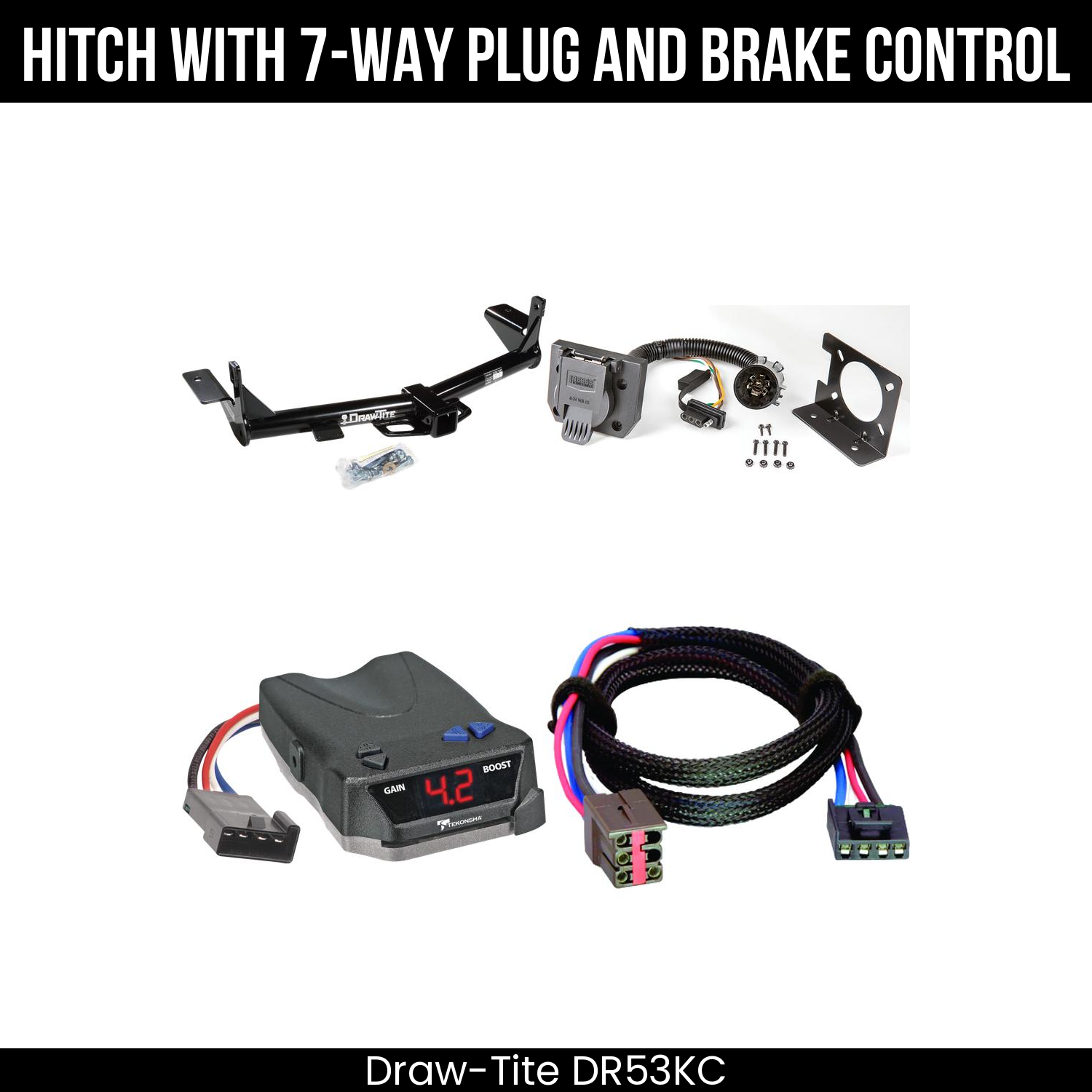 Trailer Hitch , 7-Way , Tekonsha Brake EVN Control