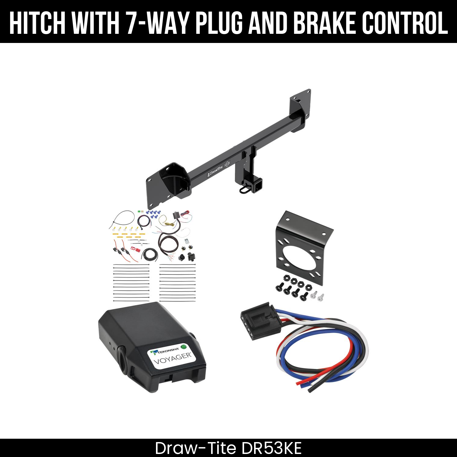 Trailer Hitch , 7-Way , Tekonsha Voyager Brake Control