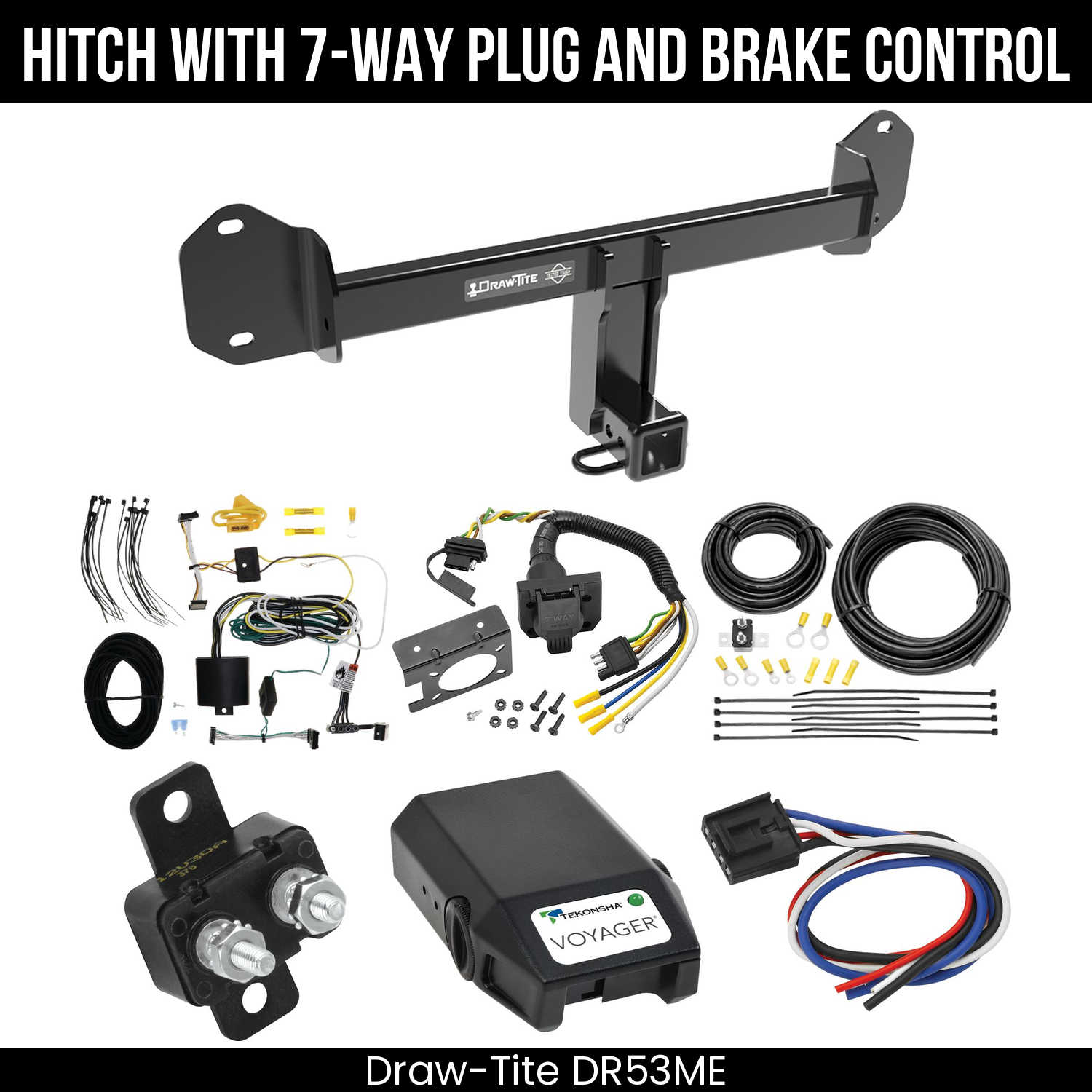 Trailer Hitch , 7-Way , Tekonsha Voyager Brake Control