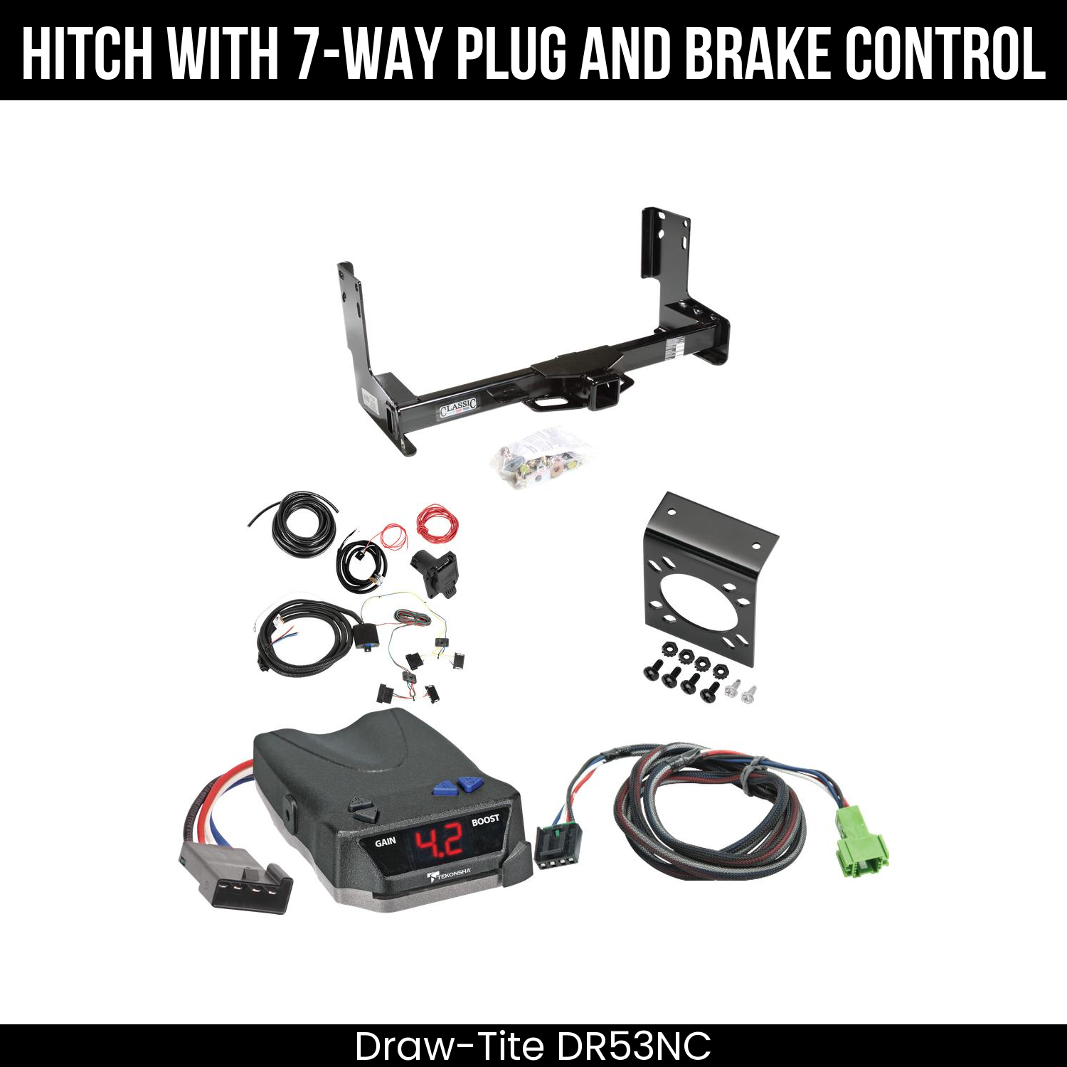 Trailer Hitch , 7-Way , Tekonsha Brake EVN Control