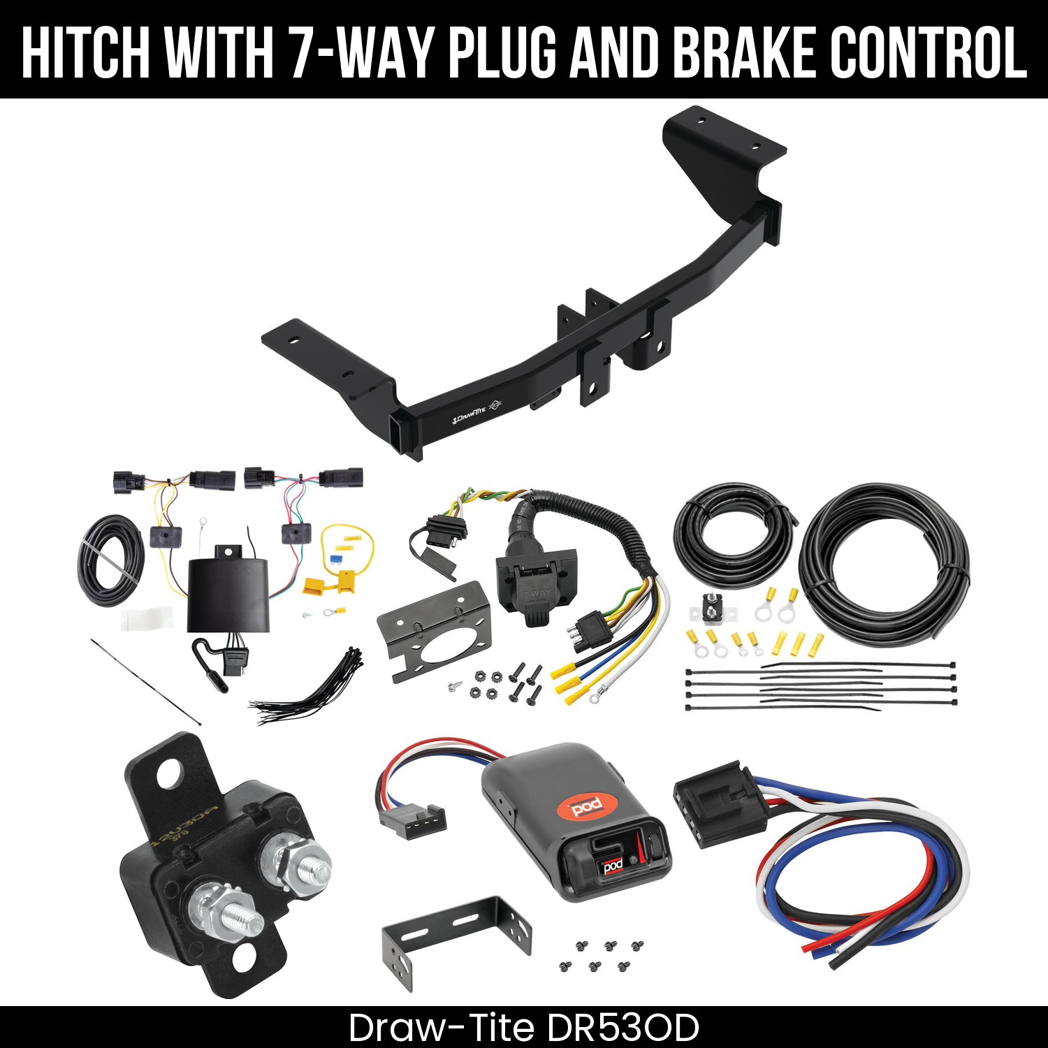 Trailer Hitch , 7-Way , Pro Series POD Brake Control