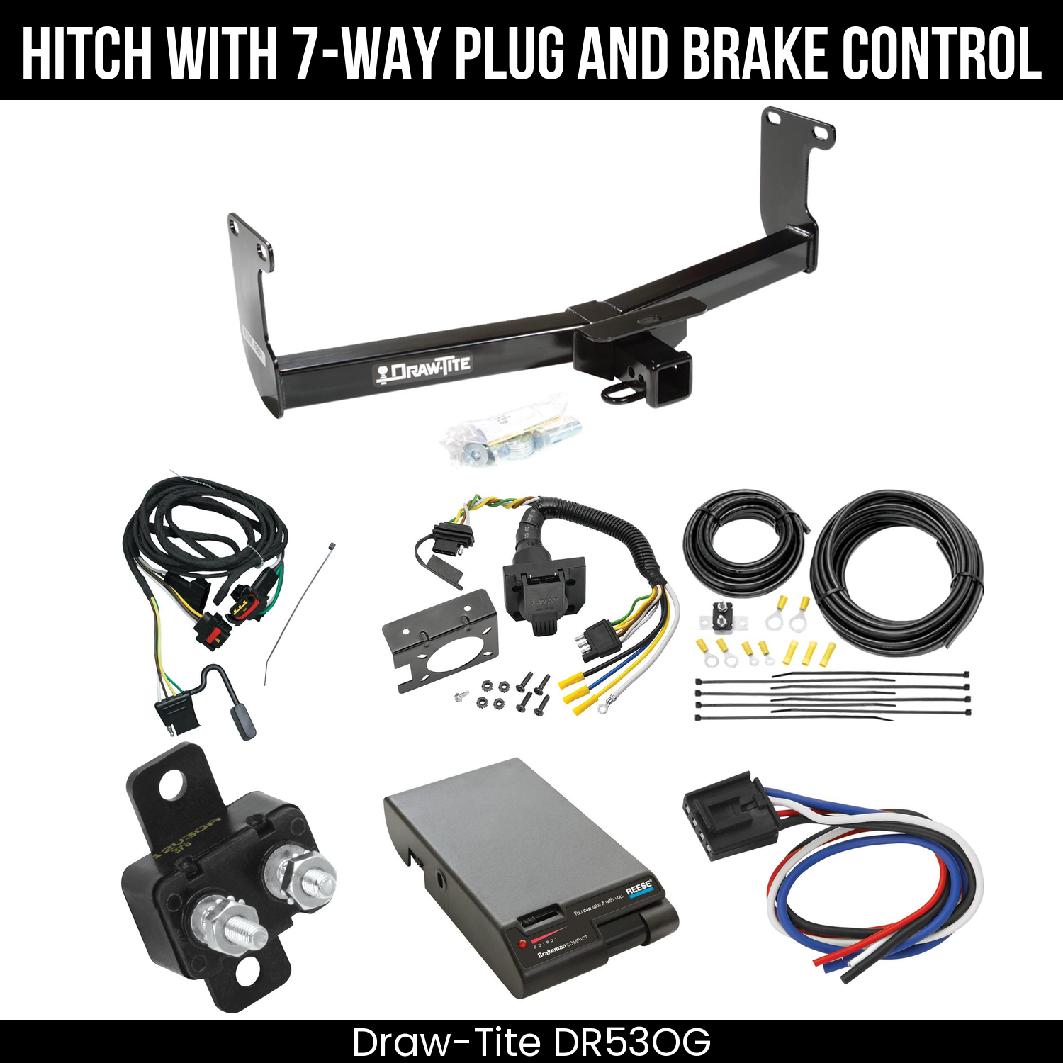 Trailer Hitch , 7-Way , Reese Brakeman Brake Control
