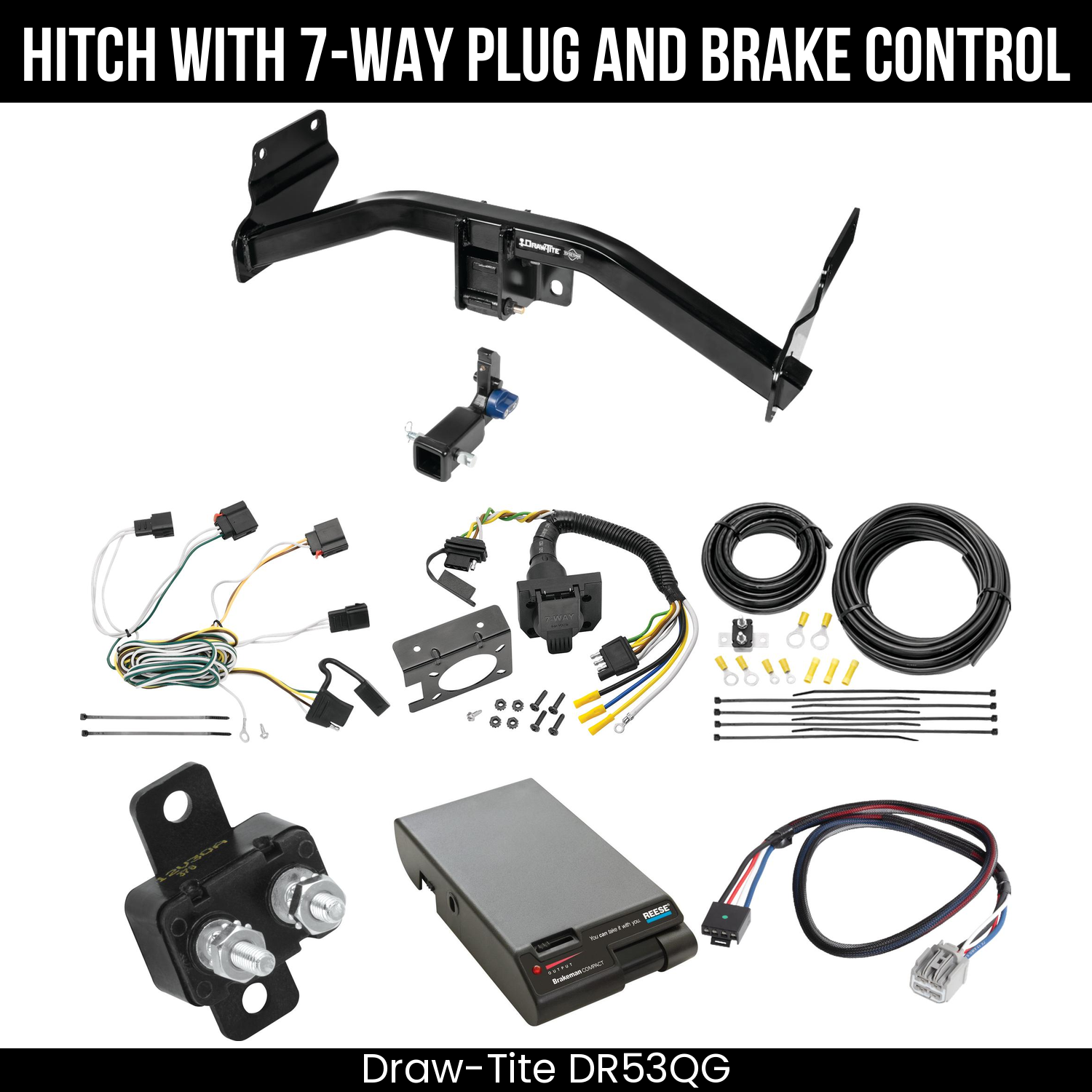 Trailer Hitch , 7-Way , Reese Brakeman Brake Control