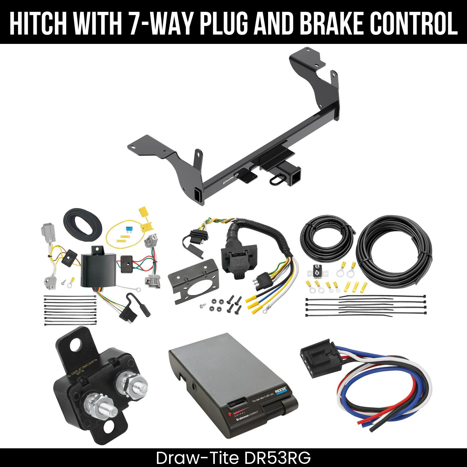 Trailer Hitch , 7-Way , Reese Brakeman Brake Control