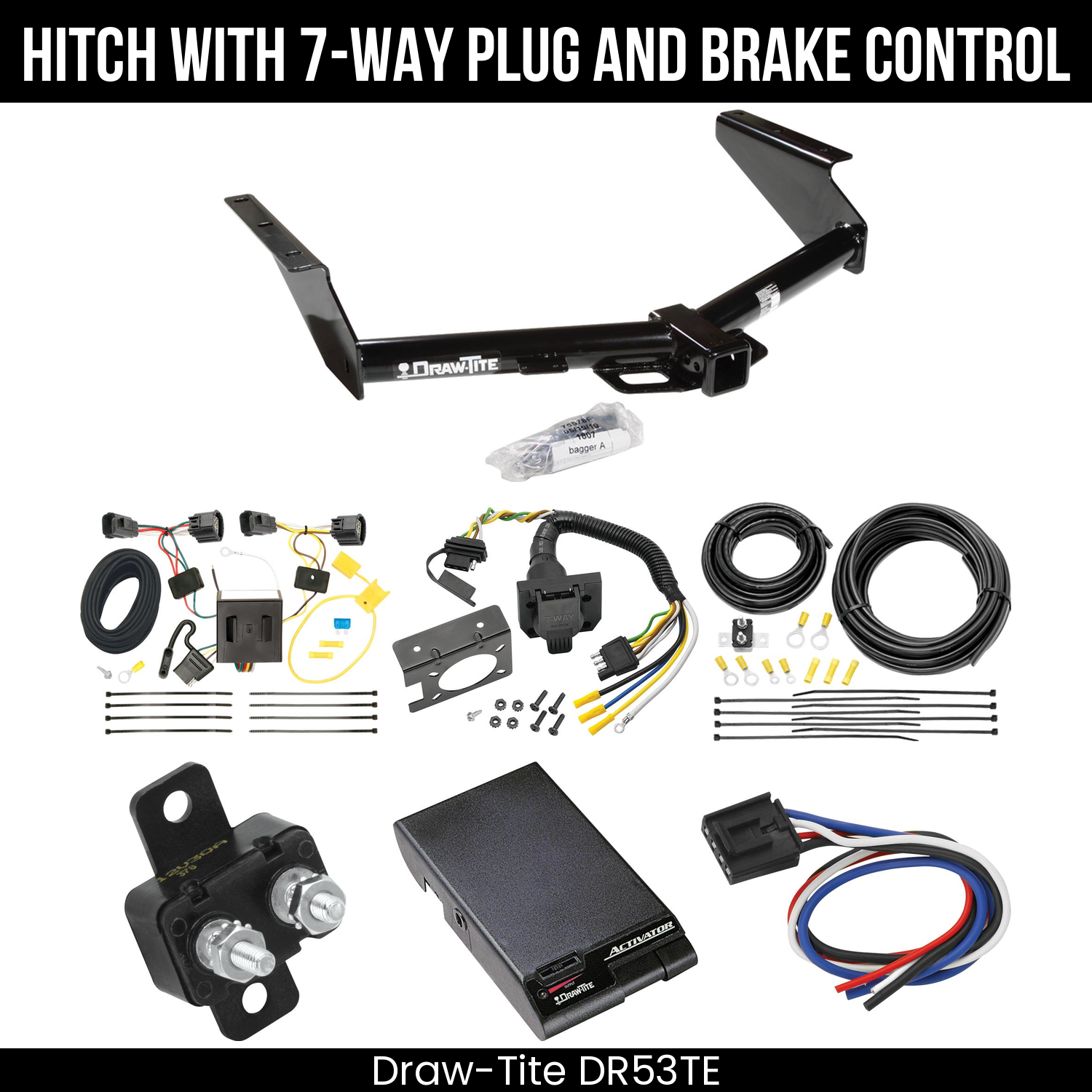 Trailer Hitch , 7-Way , Draw-Tite Activator Brake Control