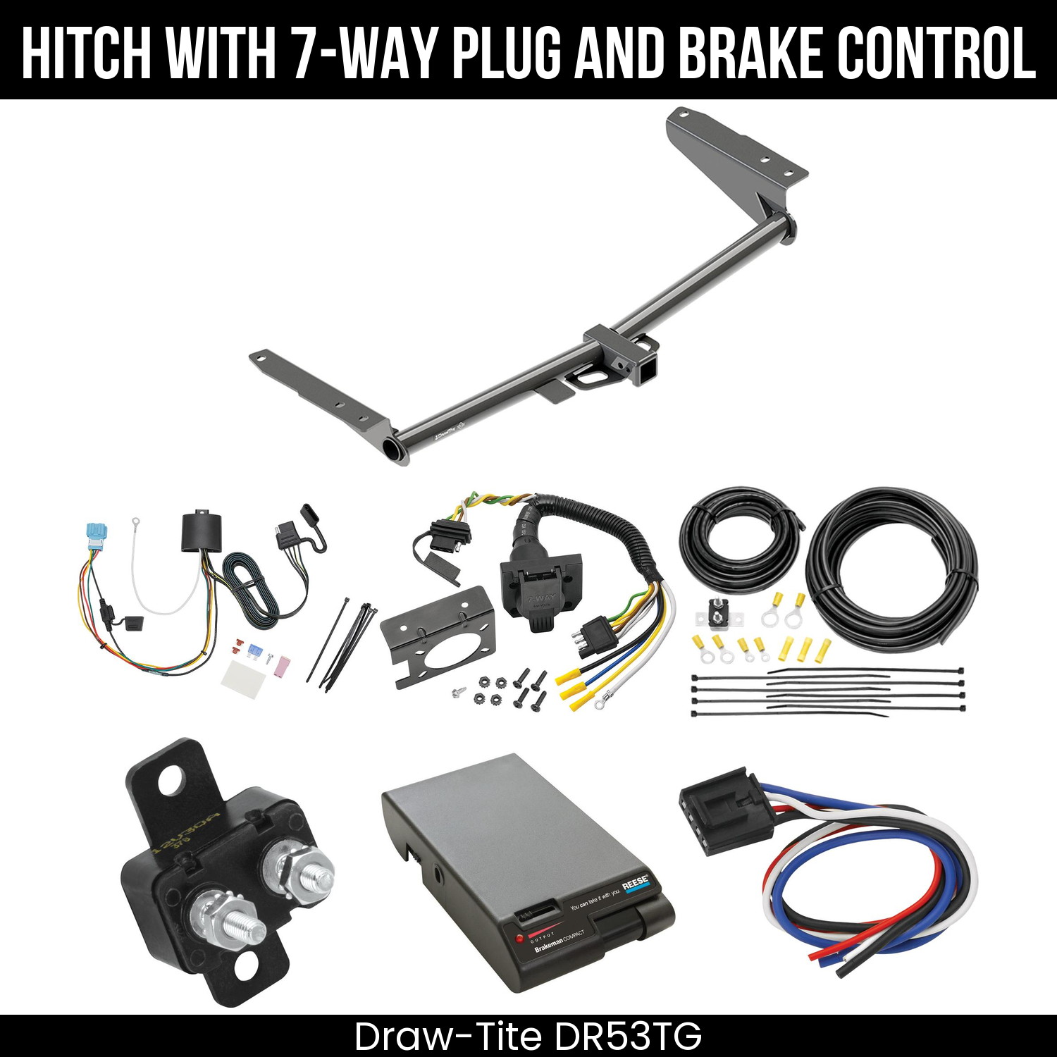 Trailer Hitch , 7-Way , Reese Brakeman Brake Control