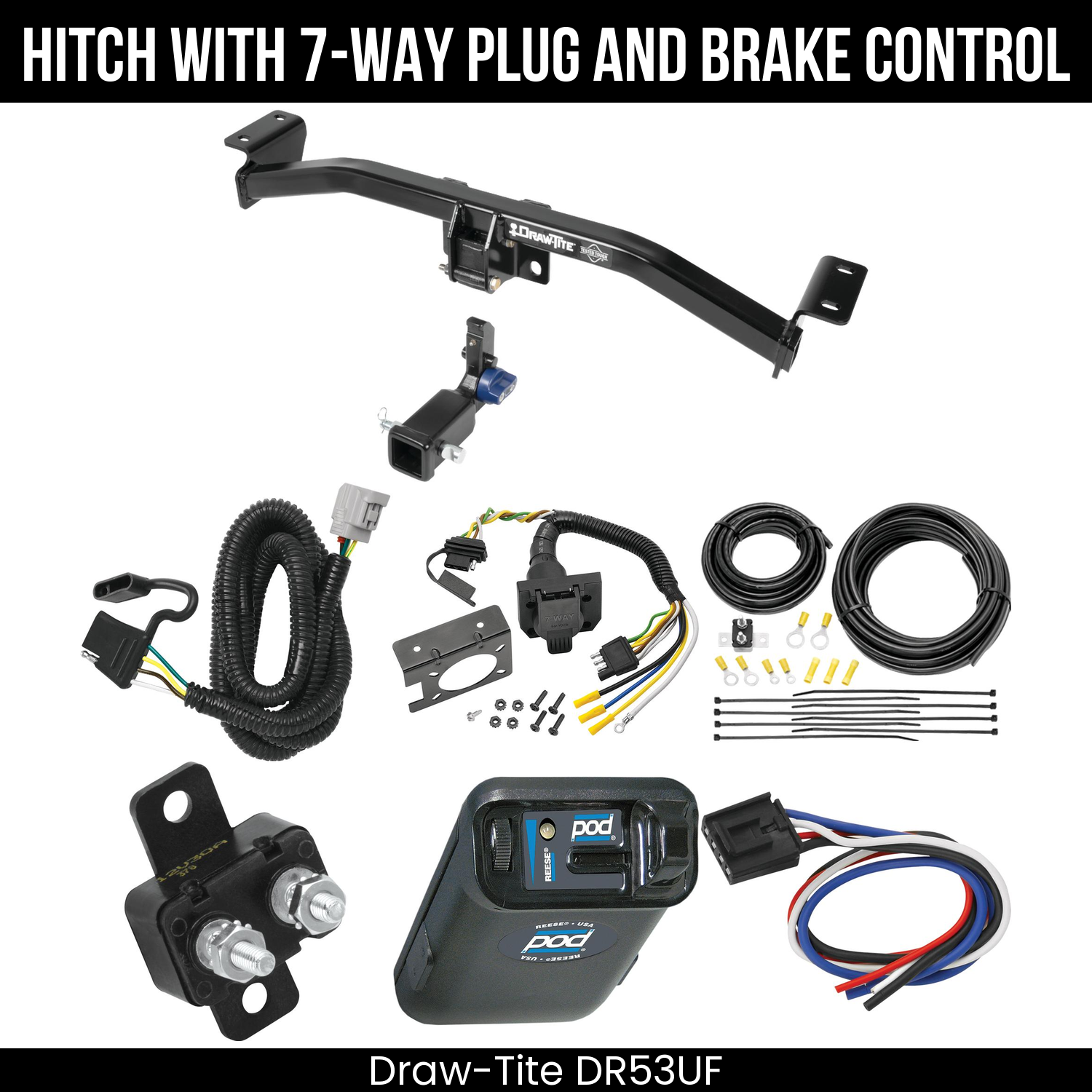 Trailer Hitch , 7-Way , Reese POD Brake Control