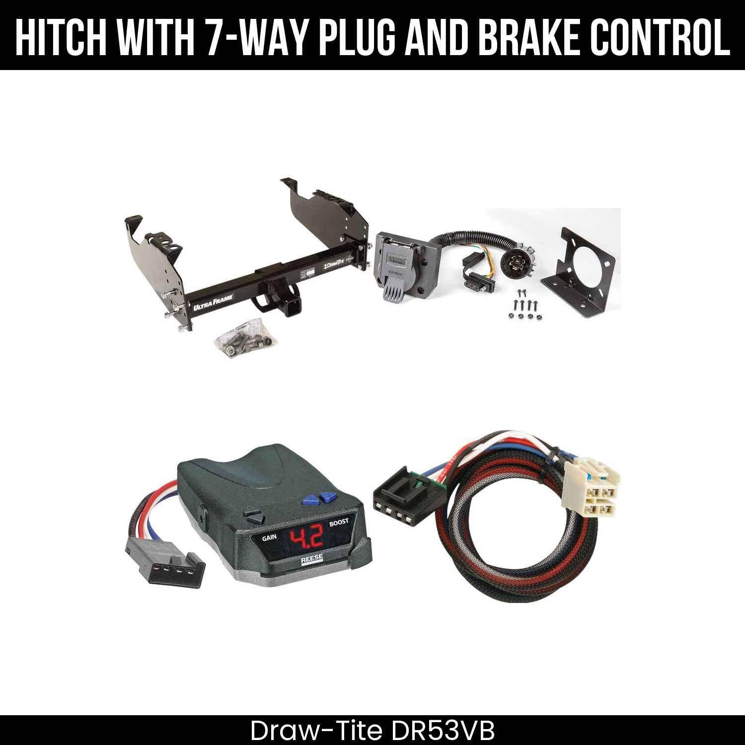 Trailer Hitch , 7-Way , Reese Brake EVN Control