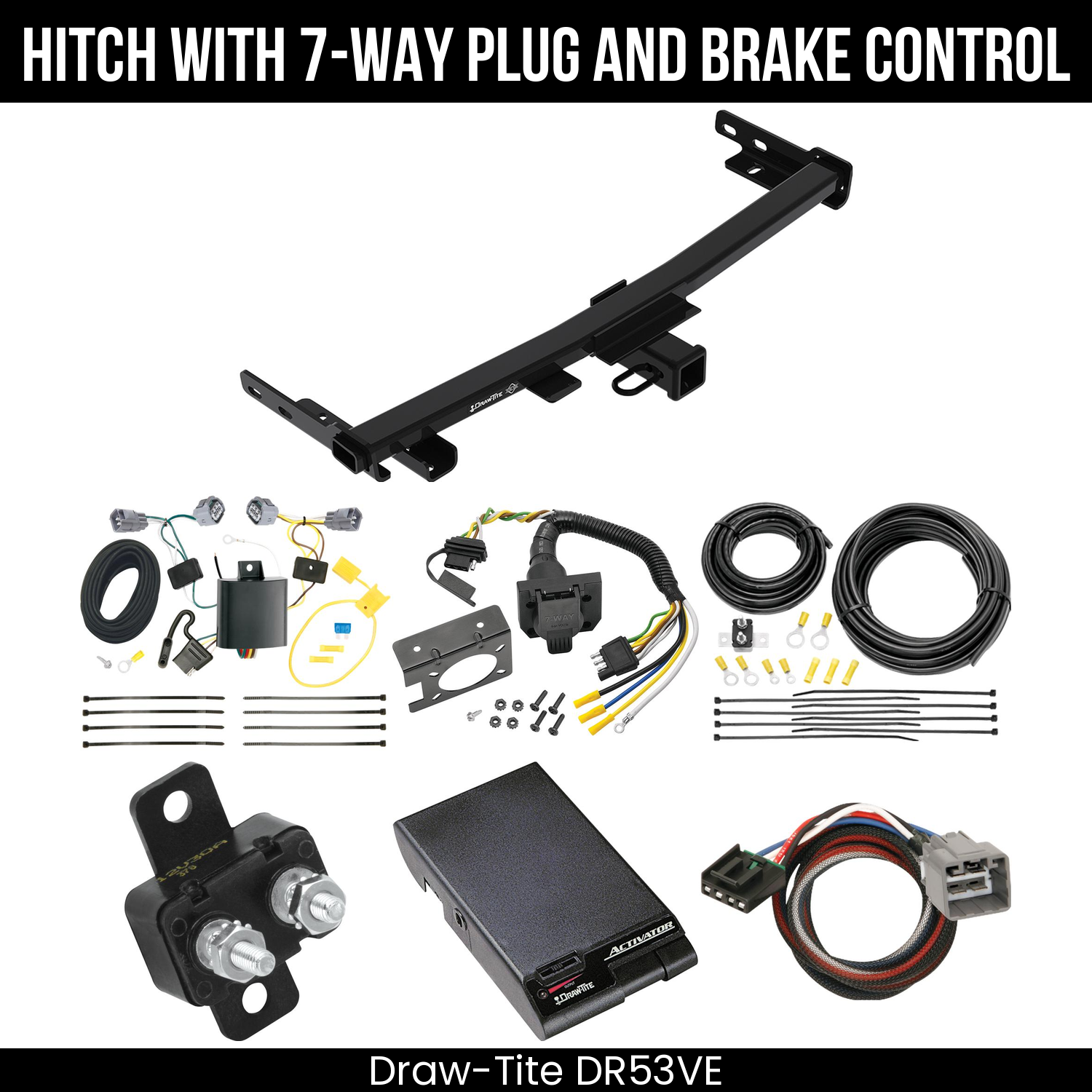 Trailer Hitch , 7-Way , Draw-Tite Activator Brake Control
