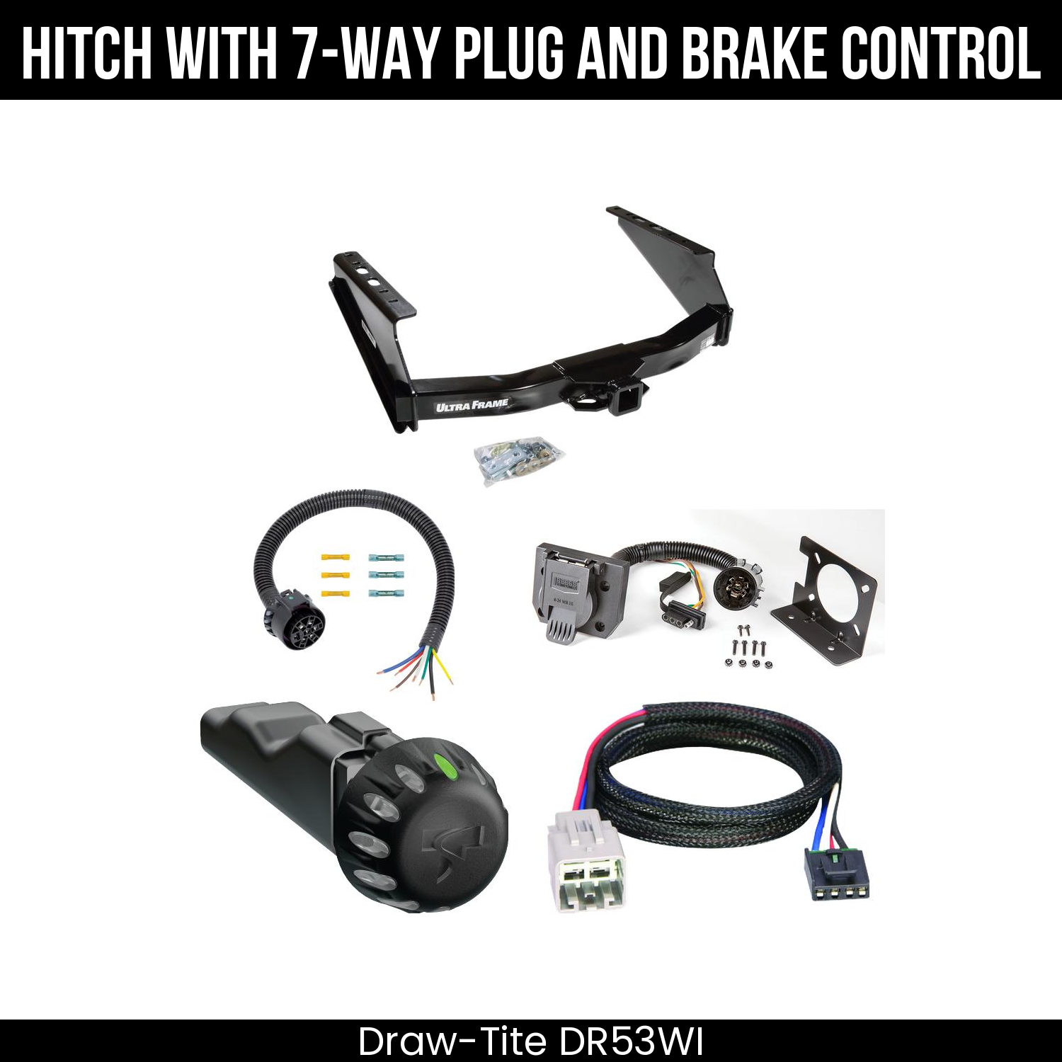 Trailer Hitch , 7-Way , Tekonsha Voyager iD Smart Brake Control