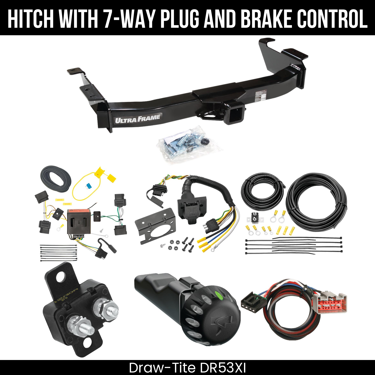 Trailer Hitch , 7-Way , Tekonsha Voyager iD Smart Brake Control