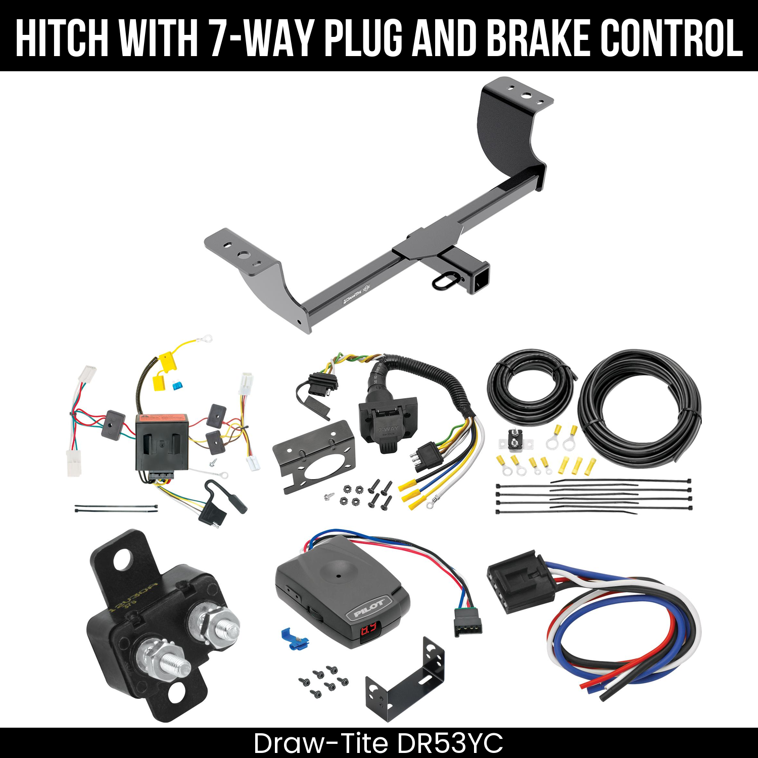 Trailer Hitch , 7-Way , Pro Series Pilot Brake Control