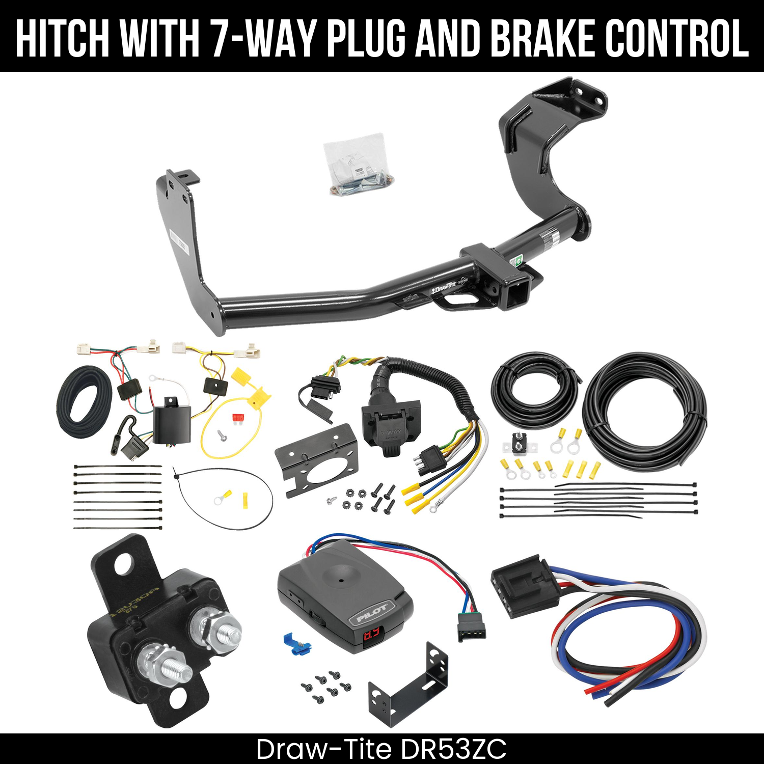 Trailer Hitch , 7-Way , Pro Series Pilot Brake Control