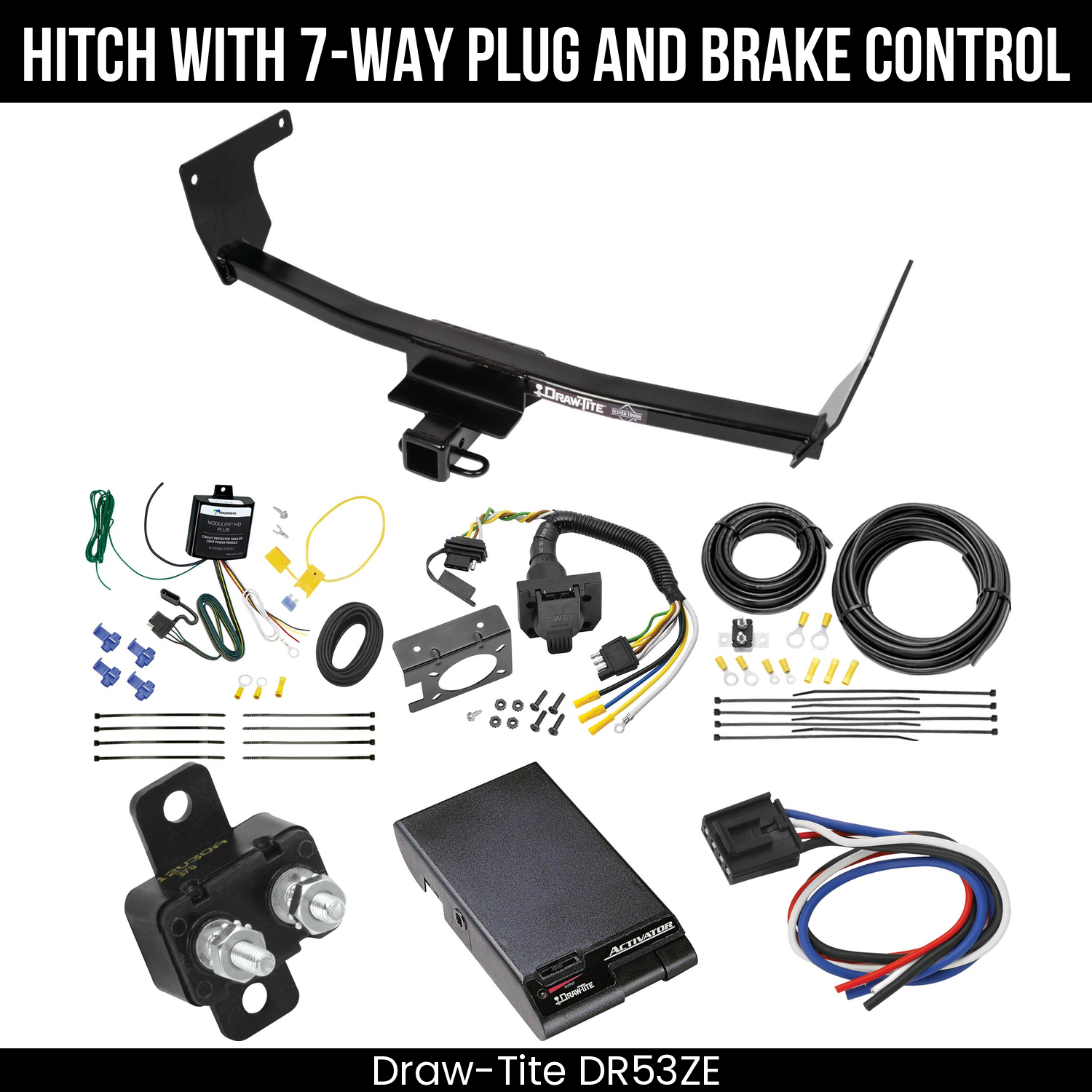 Trailer Hitch , 7-Way , Draw-Tite Activator Brake Control
