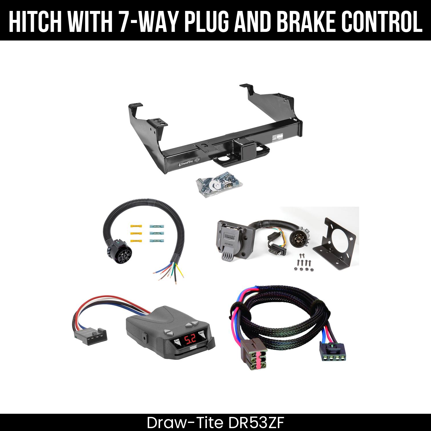 Trailer Hitch , 7-Way , Reese Brakeman IV Brake Control