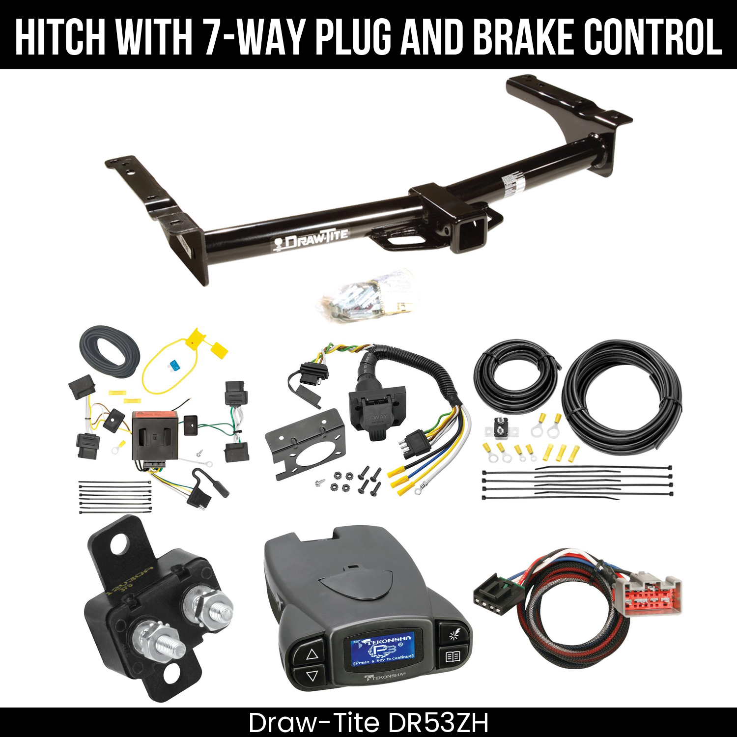 Trailer Hitch , 7-Way , Tekonsha Prodigy P3 Brake Control