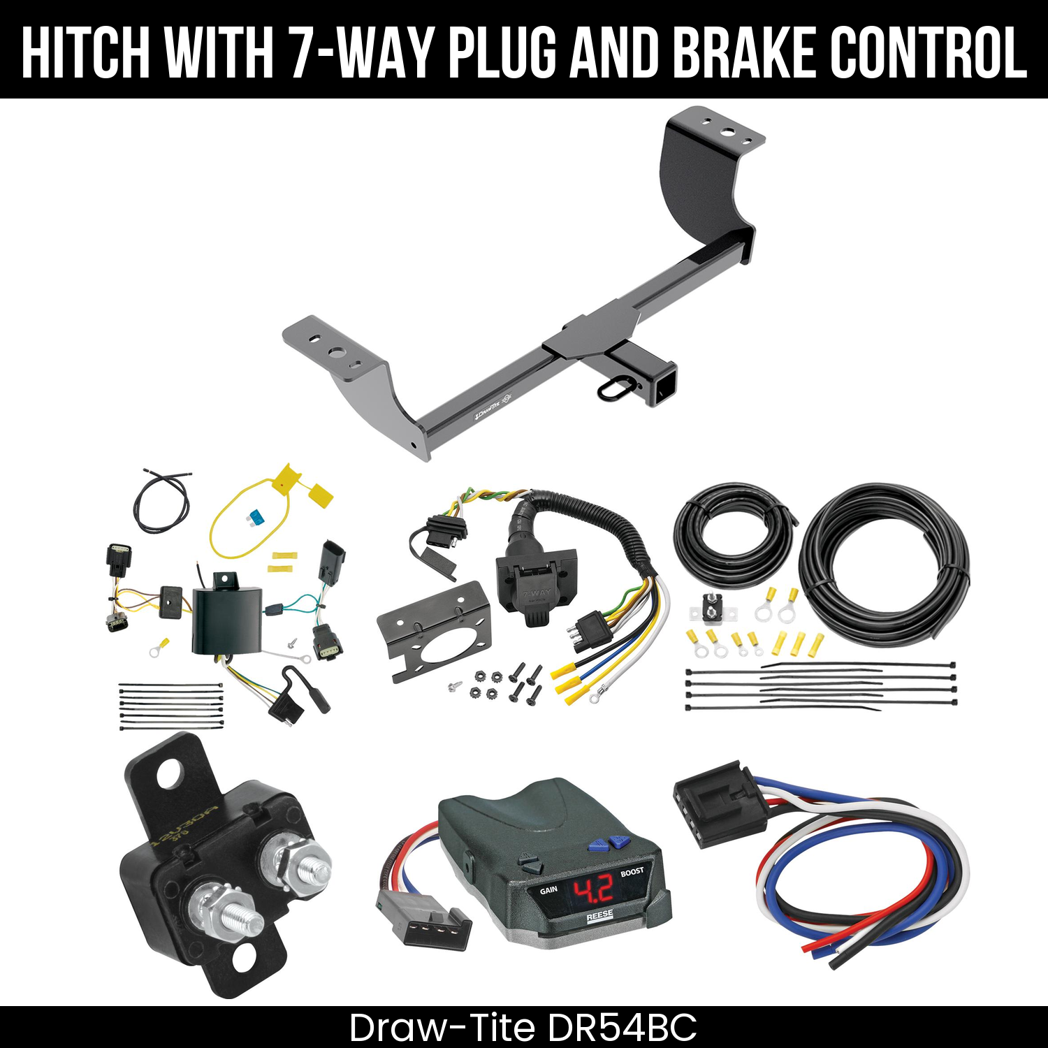 Trailer Hitch , 7-Way , Reese Brake EVN Control