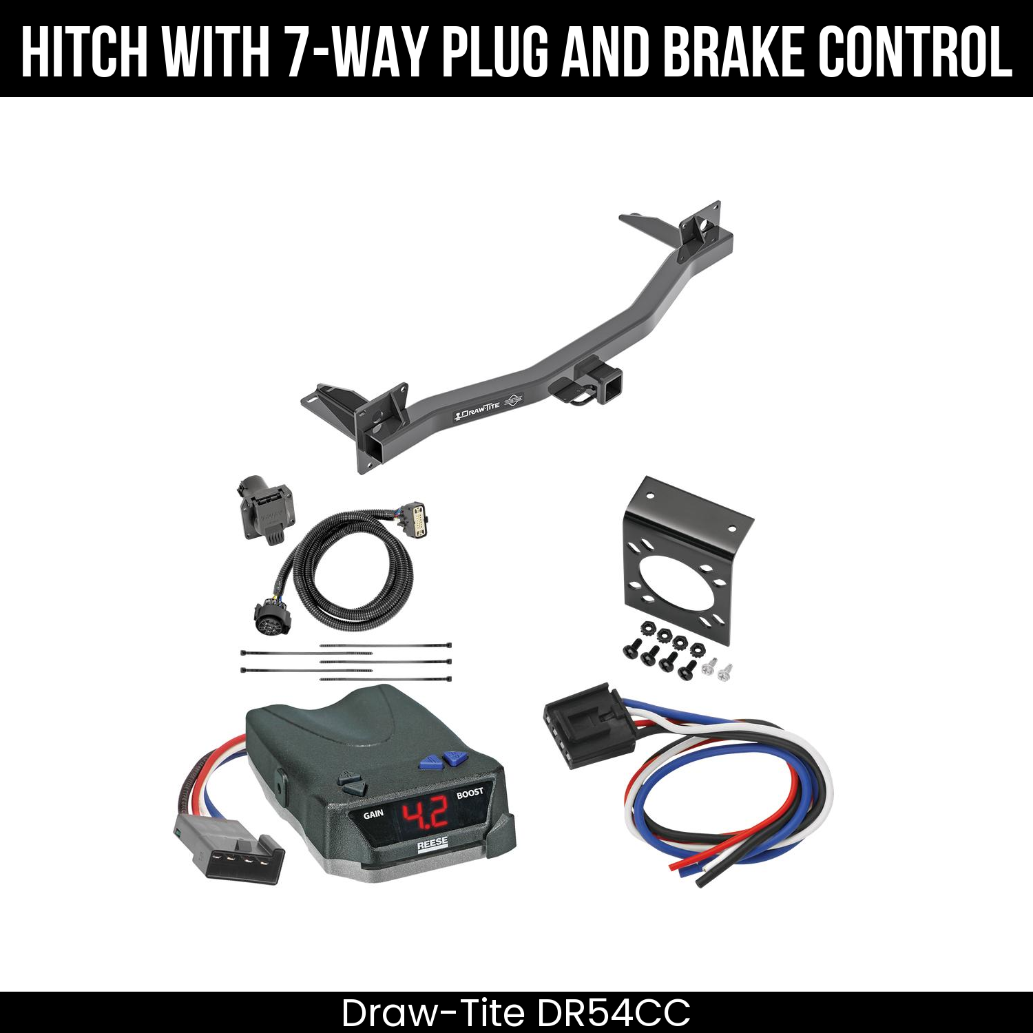Trailer Hitch , 7-Way , Reese Brake EVN Control