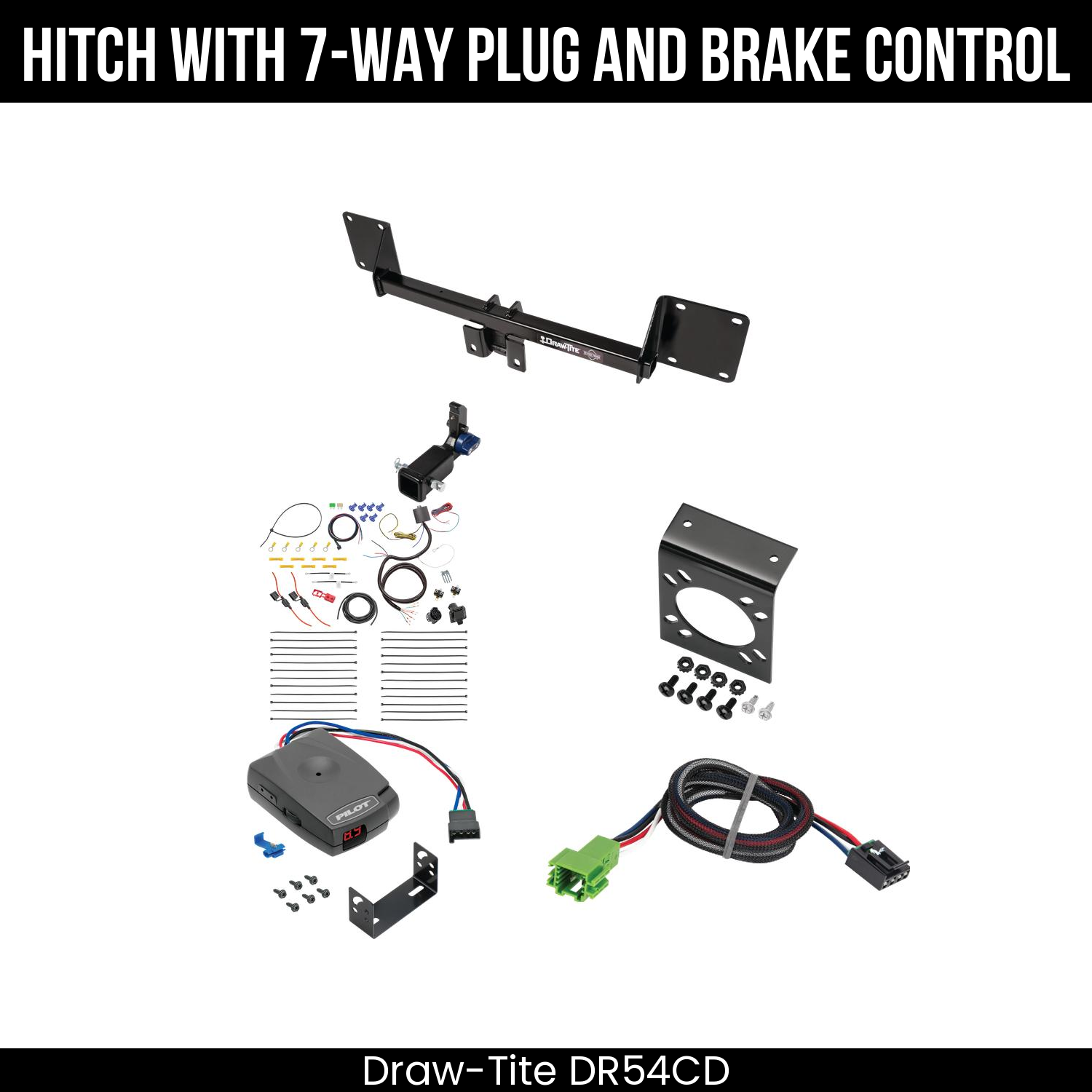 Trailer Hitch , 7-Way , Pro Series Pilot Brake Control