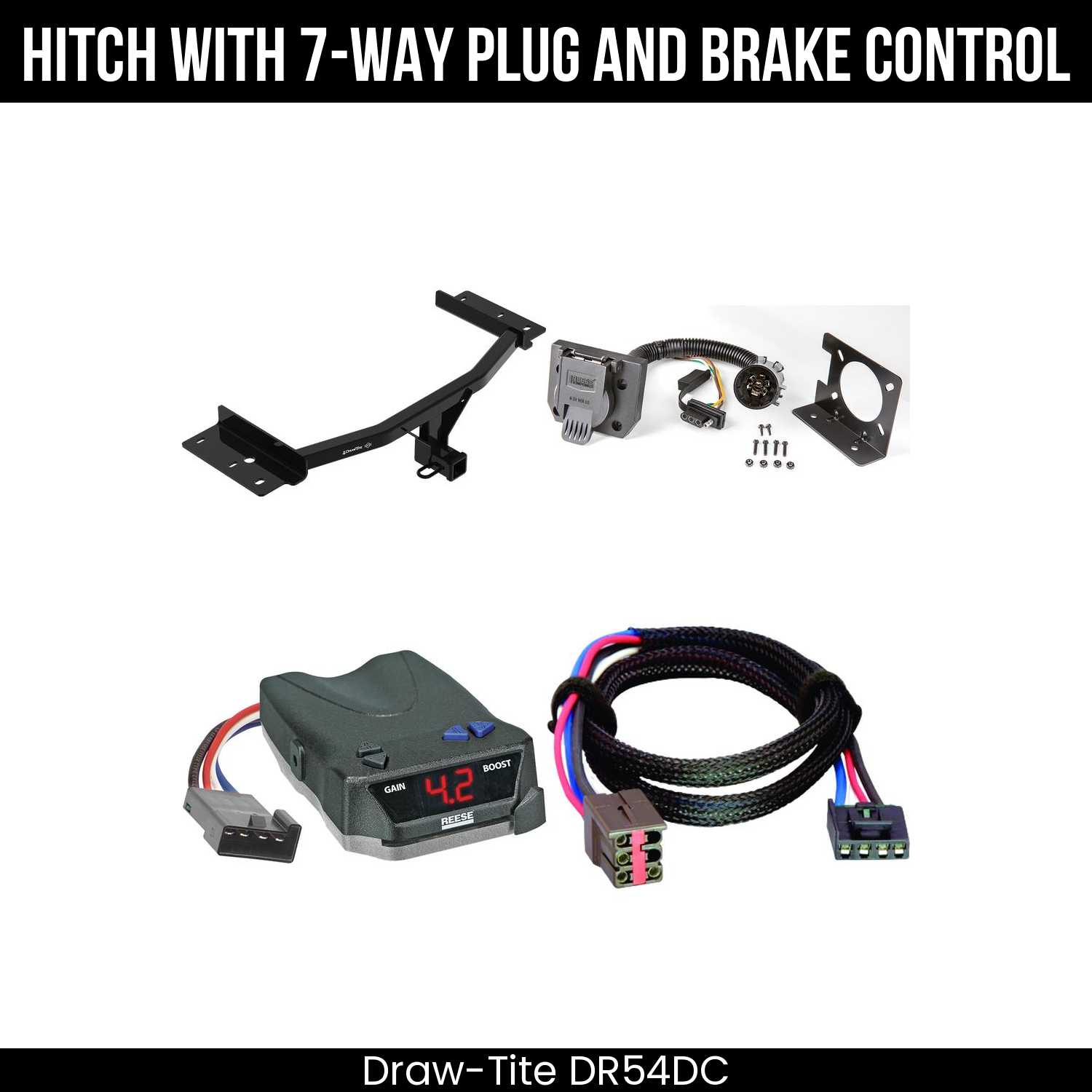 Trailer Hitch , 7-Way , Reese Brake EVN Control