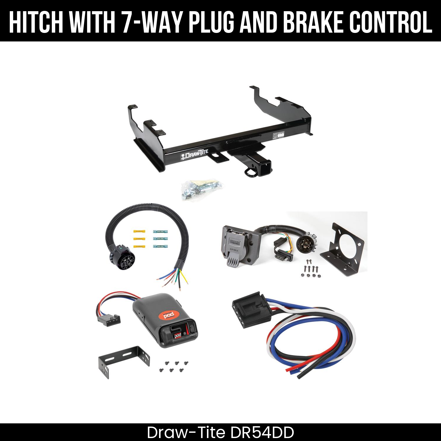 Trailer Hitch , 7-Way , Pro Series POD Brake Control