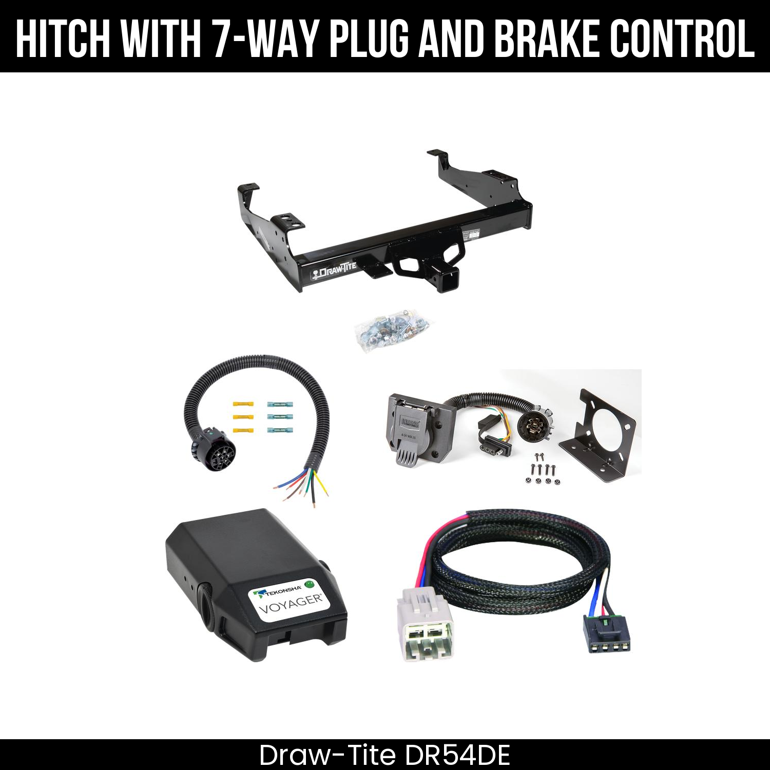 Trailer Hitch , 7-Way , Tekonsha Voyager Brake Control
