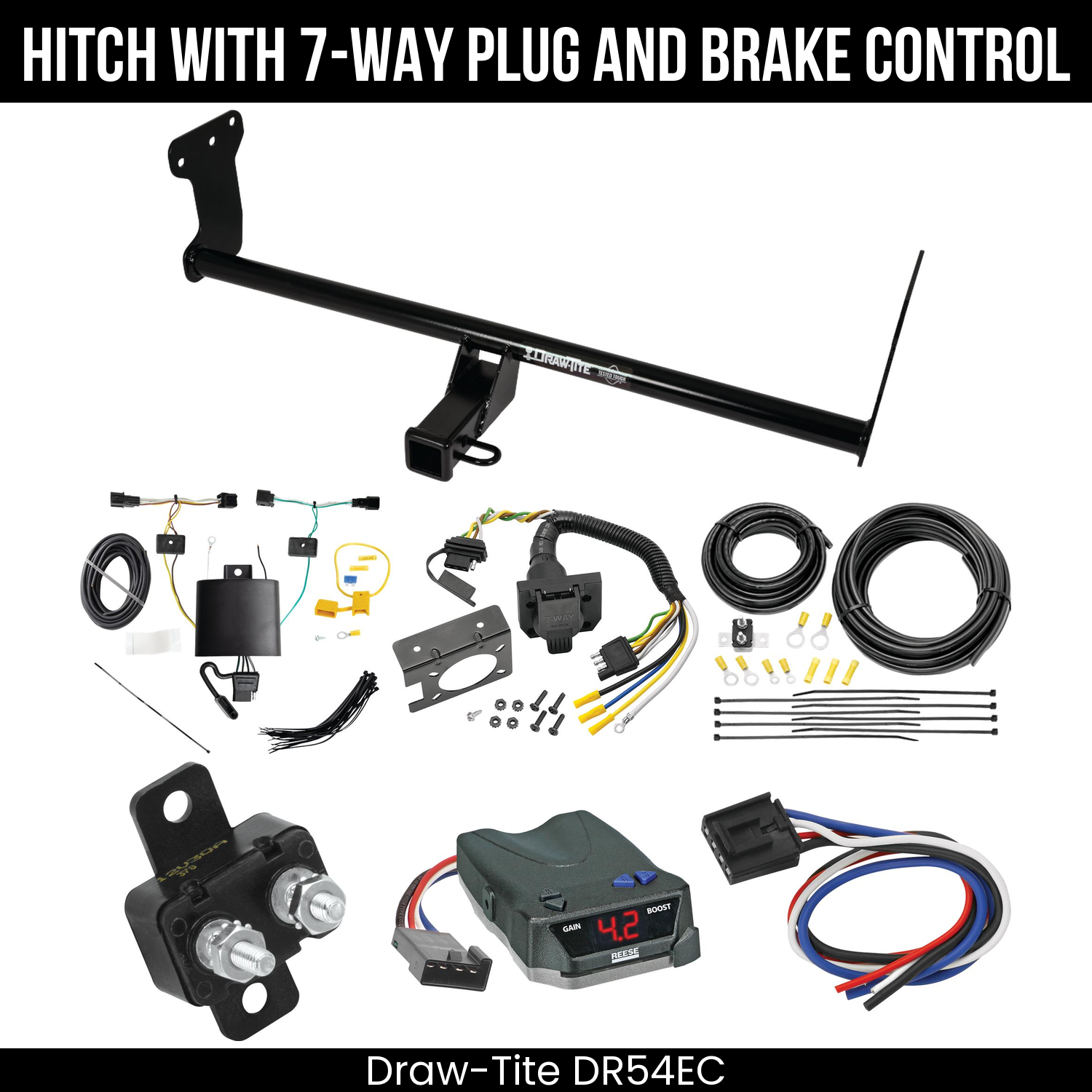 Trailer Hitch , 7-Way , Reese Brake EVN Control