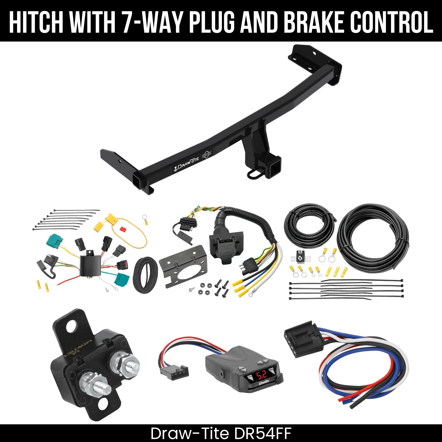 Trailer Hitch , 7-Way , Draw-Tite Activator IV Brake Control