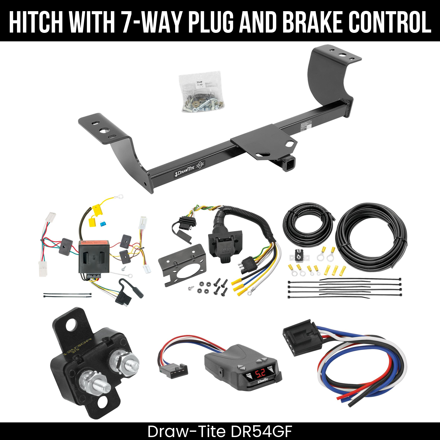 Trailer Hitch , 7-Way , Draw-Tite Activator IV Brake Control