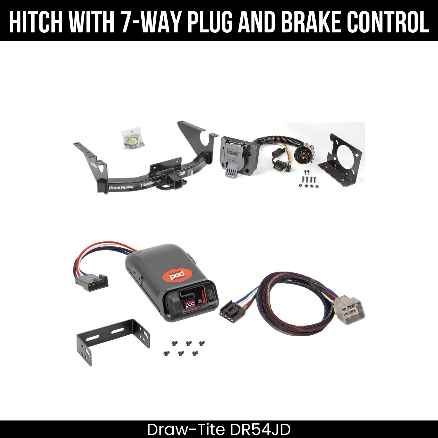 Trailer Hitch , 7-Way , Pro Series POD Brake Control