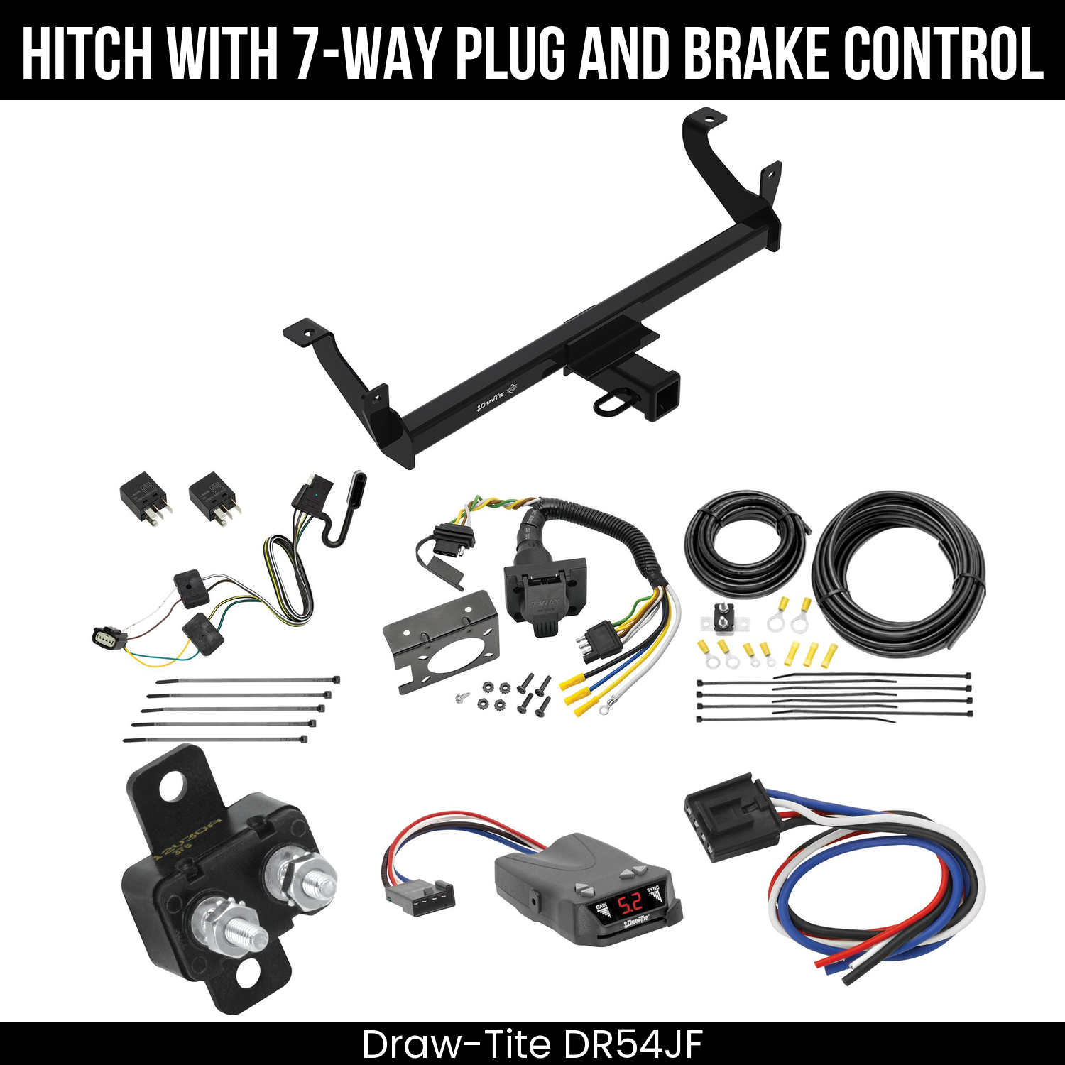 Trailer Hitch , 7-Way , Draw-Tite Activator IV Brake Control