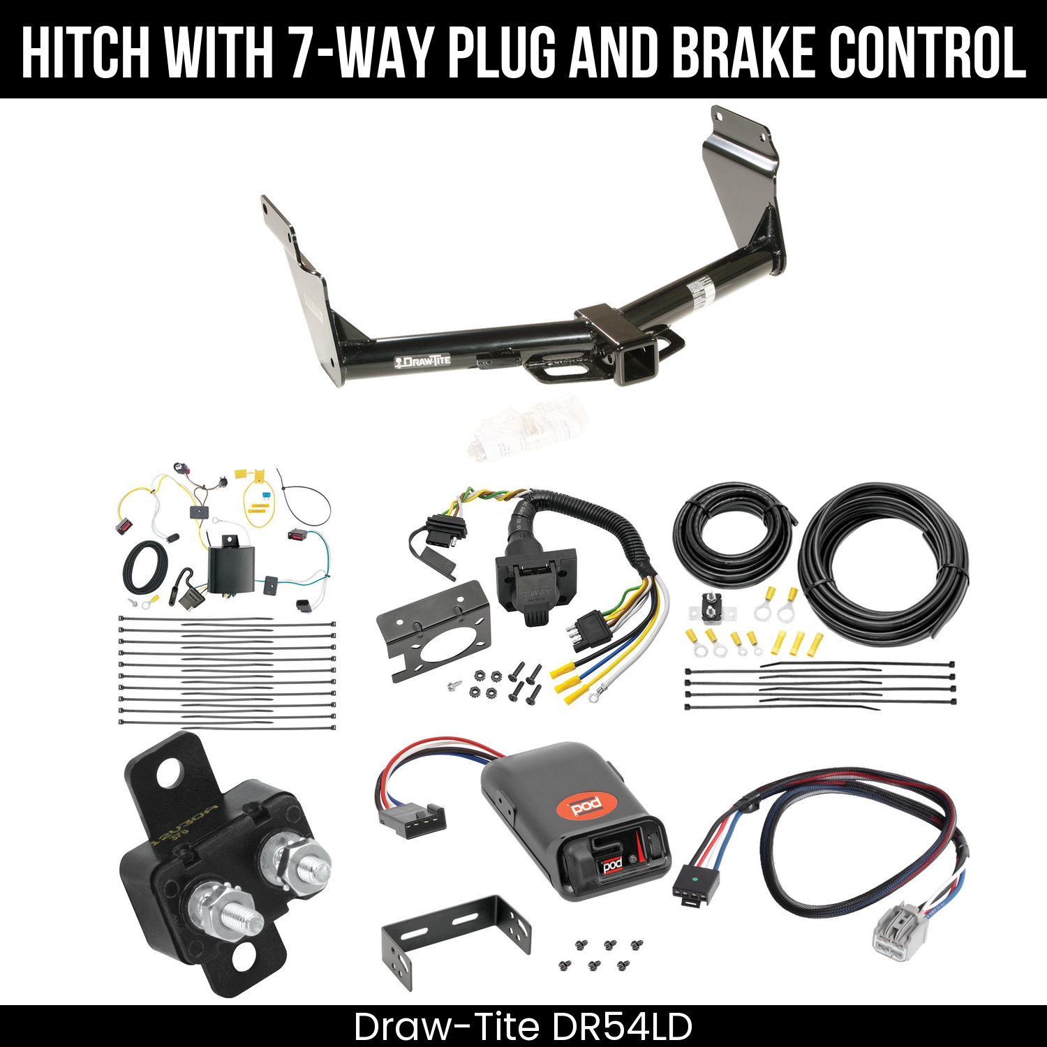 Trailer Hitch , 7-Way , Pro Series POD Brake Control