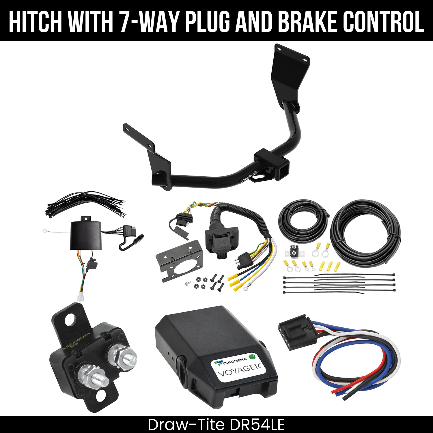 Trailer Hitch , 7-Way , Tekonsha Voyager Brake Control