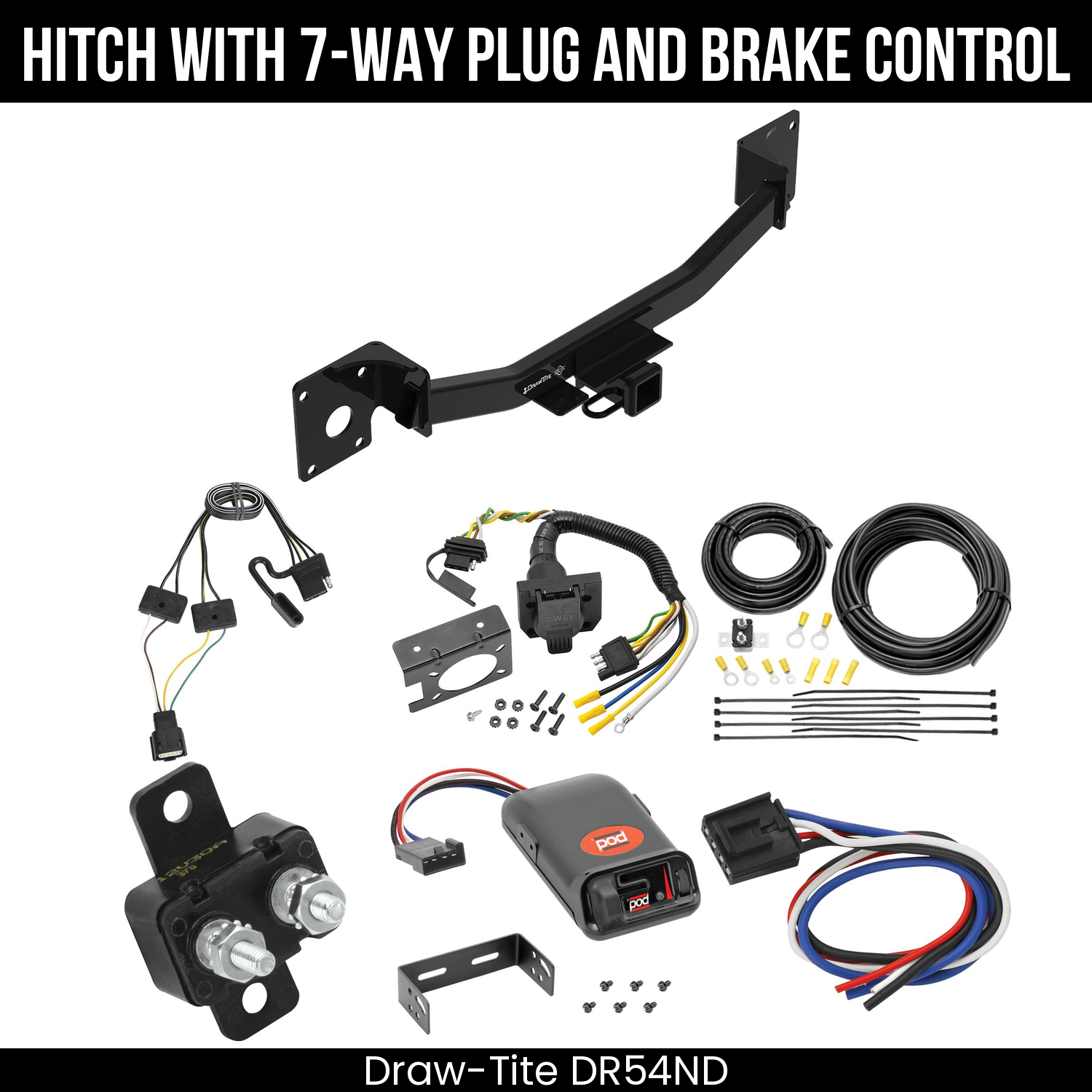 Trailer Hitch , 7-Way , Pro Series POD Brake Control